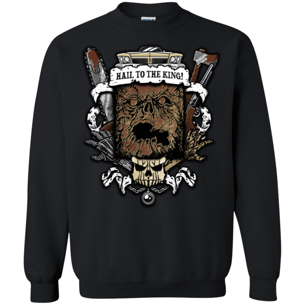 Sweatshirts Black / Small Evil Crest Crewneck Sweatshirt