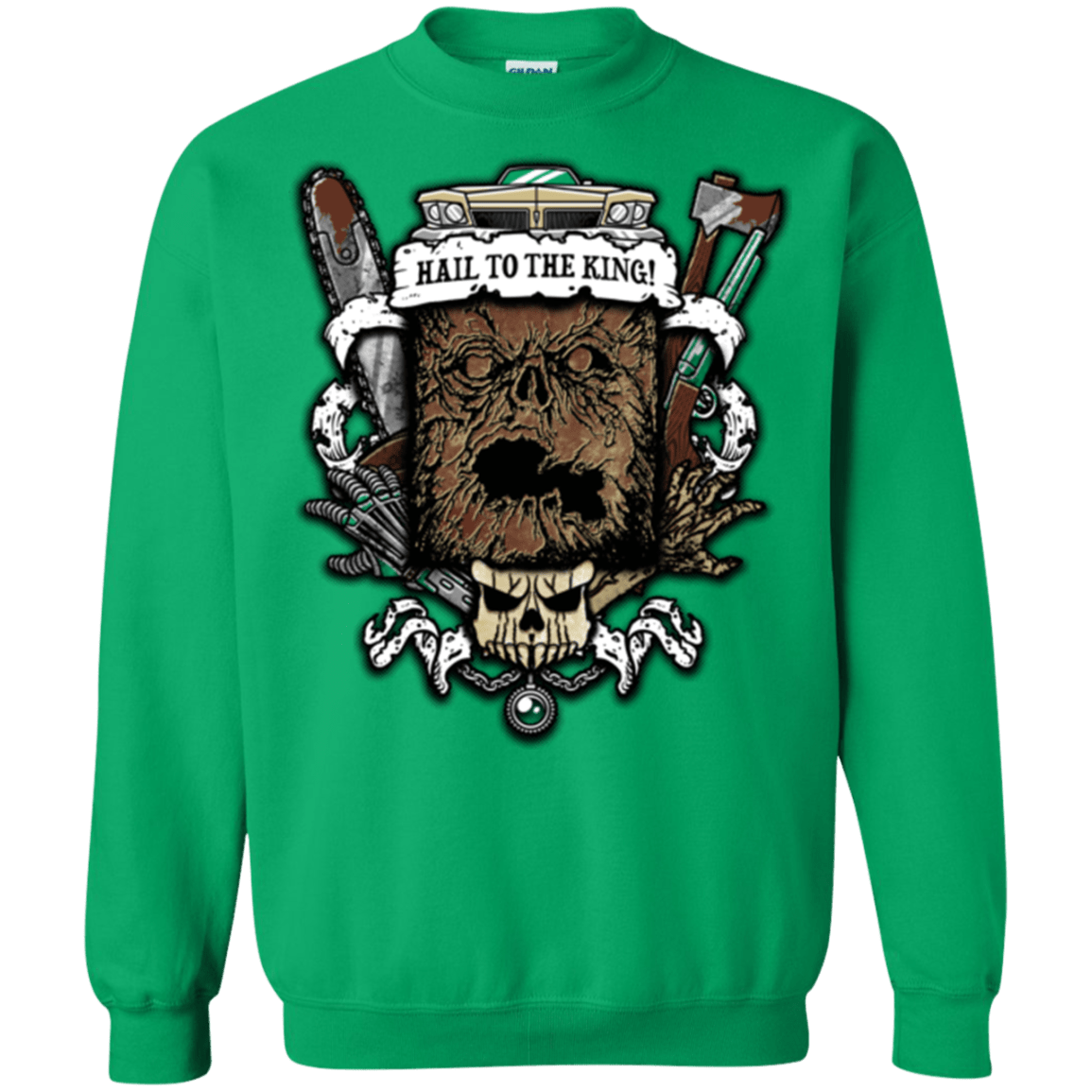Sweatshirts Irish Green / Small Evil Crest Crewneck Sweatshirt
