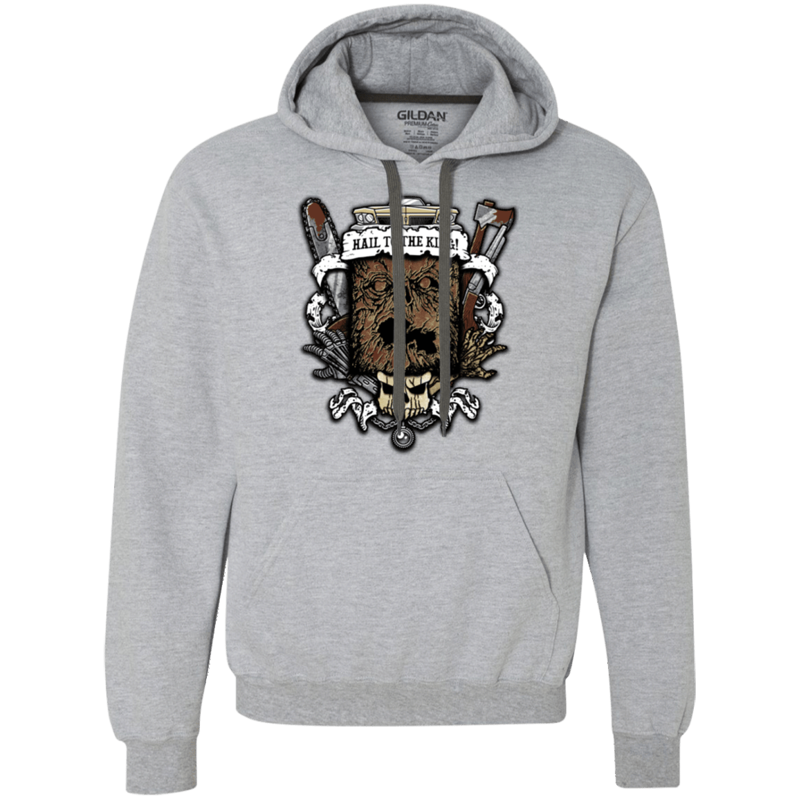 Sweatshirts Sport Grey / Small Evil Crest Premium Fleece Hoodie