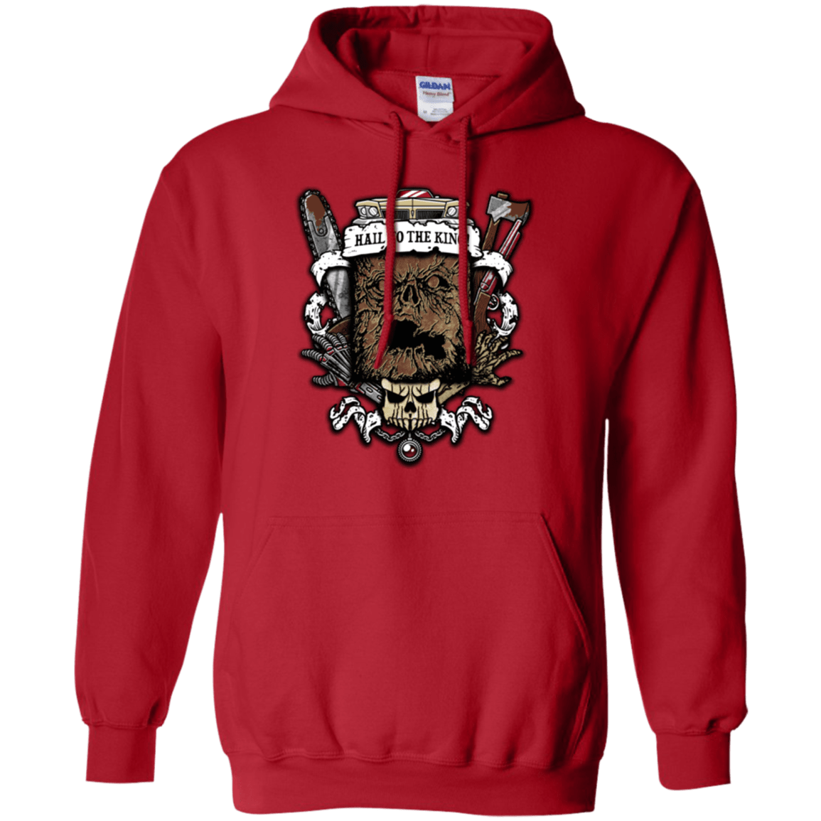 Sweatshirts Red / Small Evil Crest Pullover Hoodie