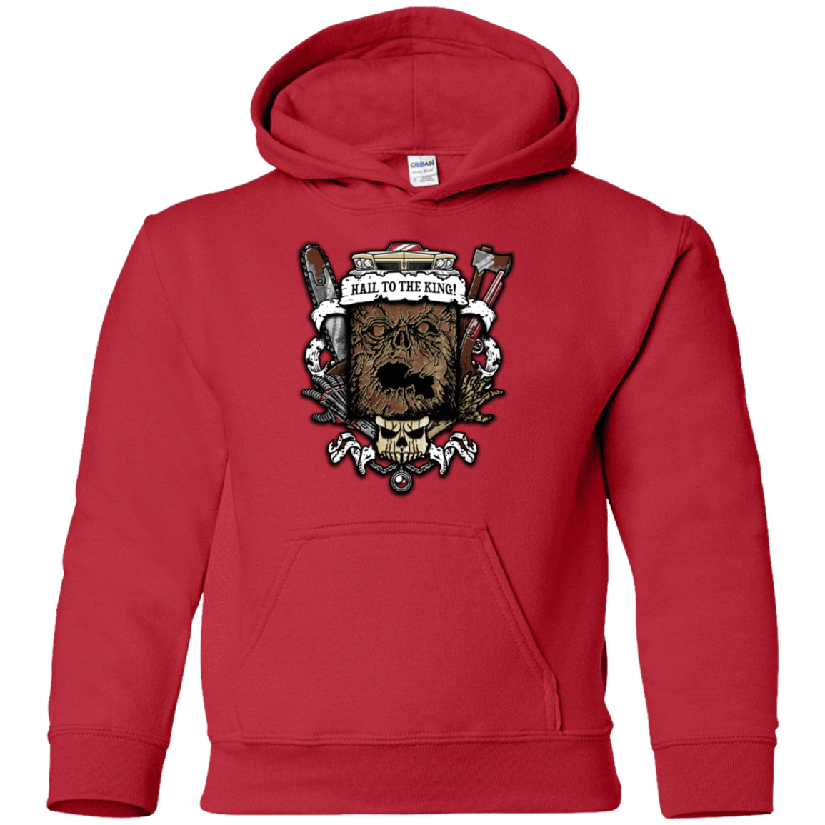 Sweatshirts Red / YS Evil Crest Youth Hoodie