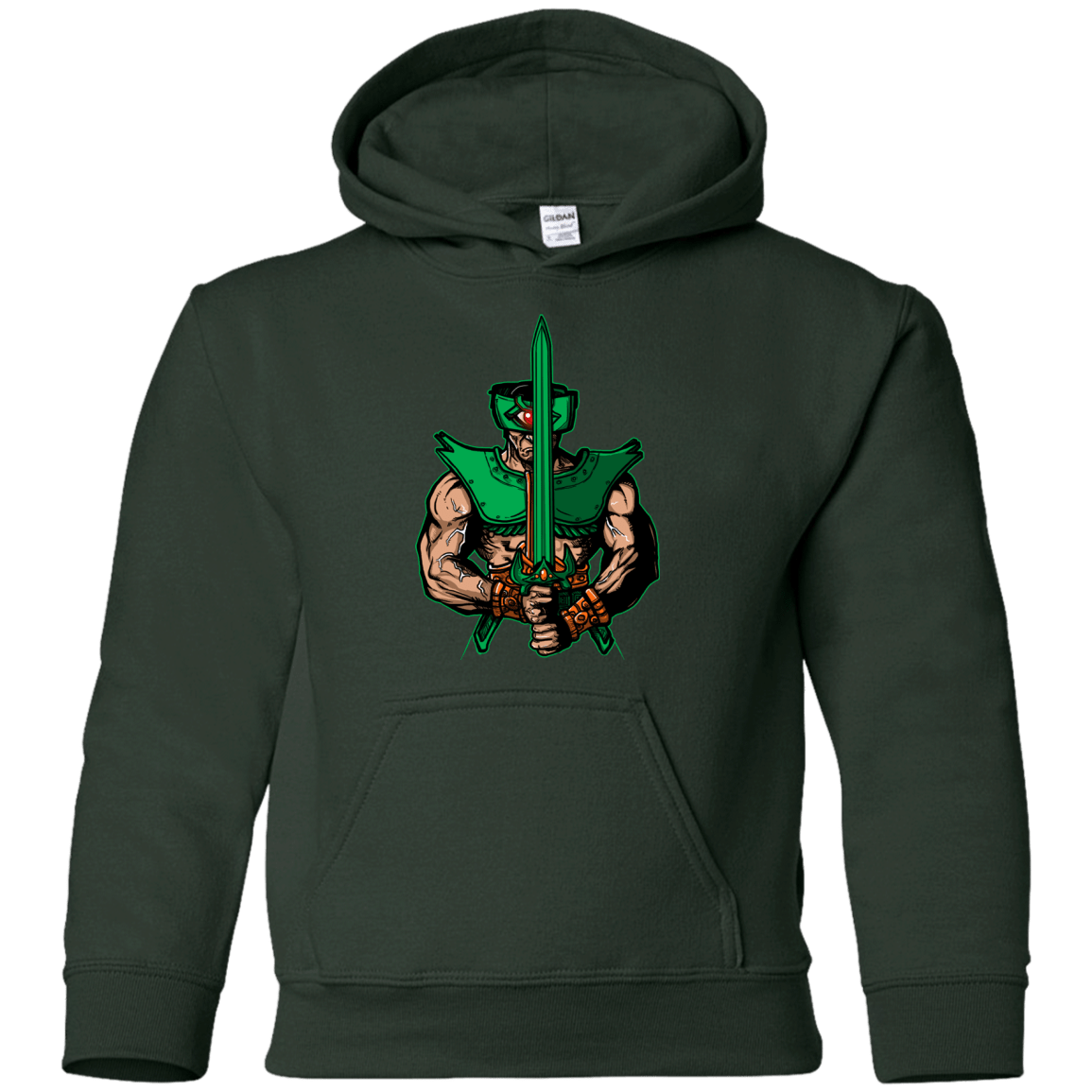 Sweatshirts Forest Green / YS Evil Eye Youth Hoodie