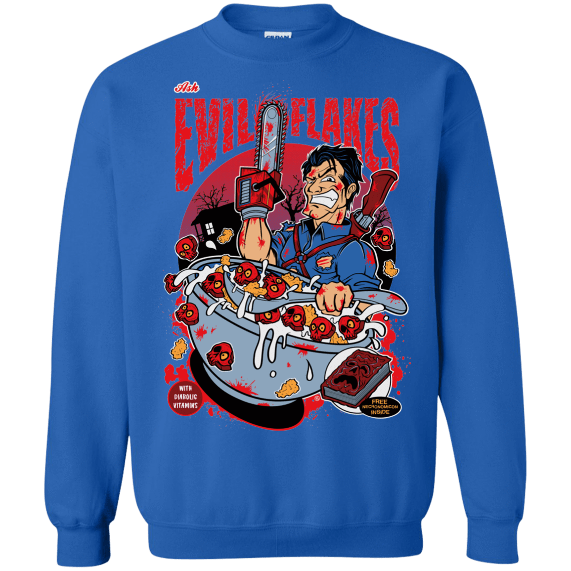 Sweatshirts Royal / S Evil Flakes Crewneck Sweatshirt