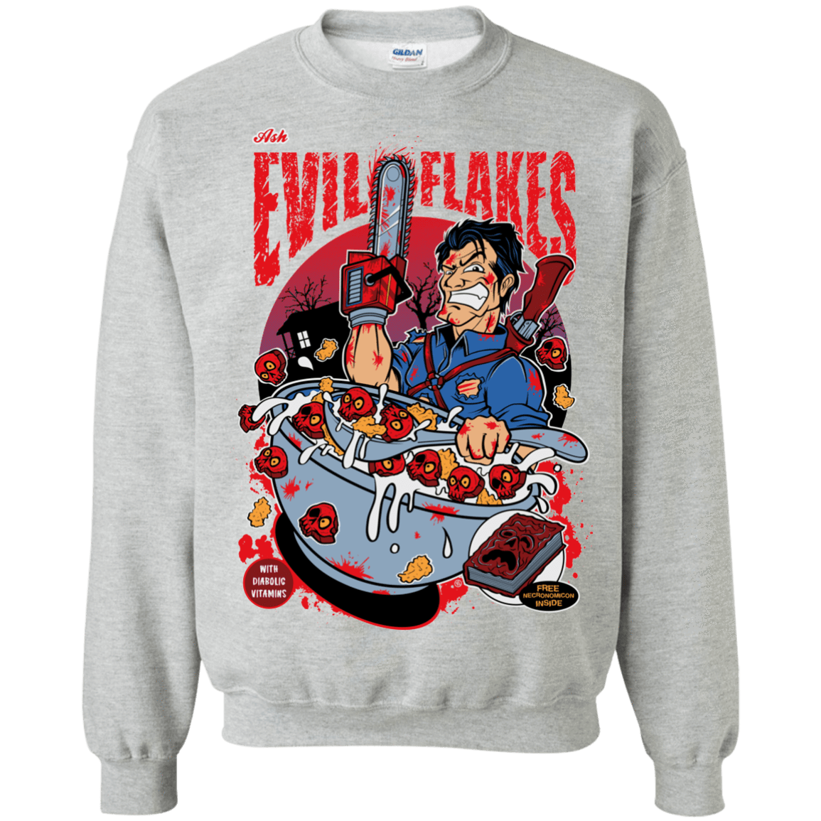 Sweatshirts Sport Grey / S Evil Flakes Crewneck Sweatshirt