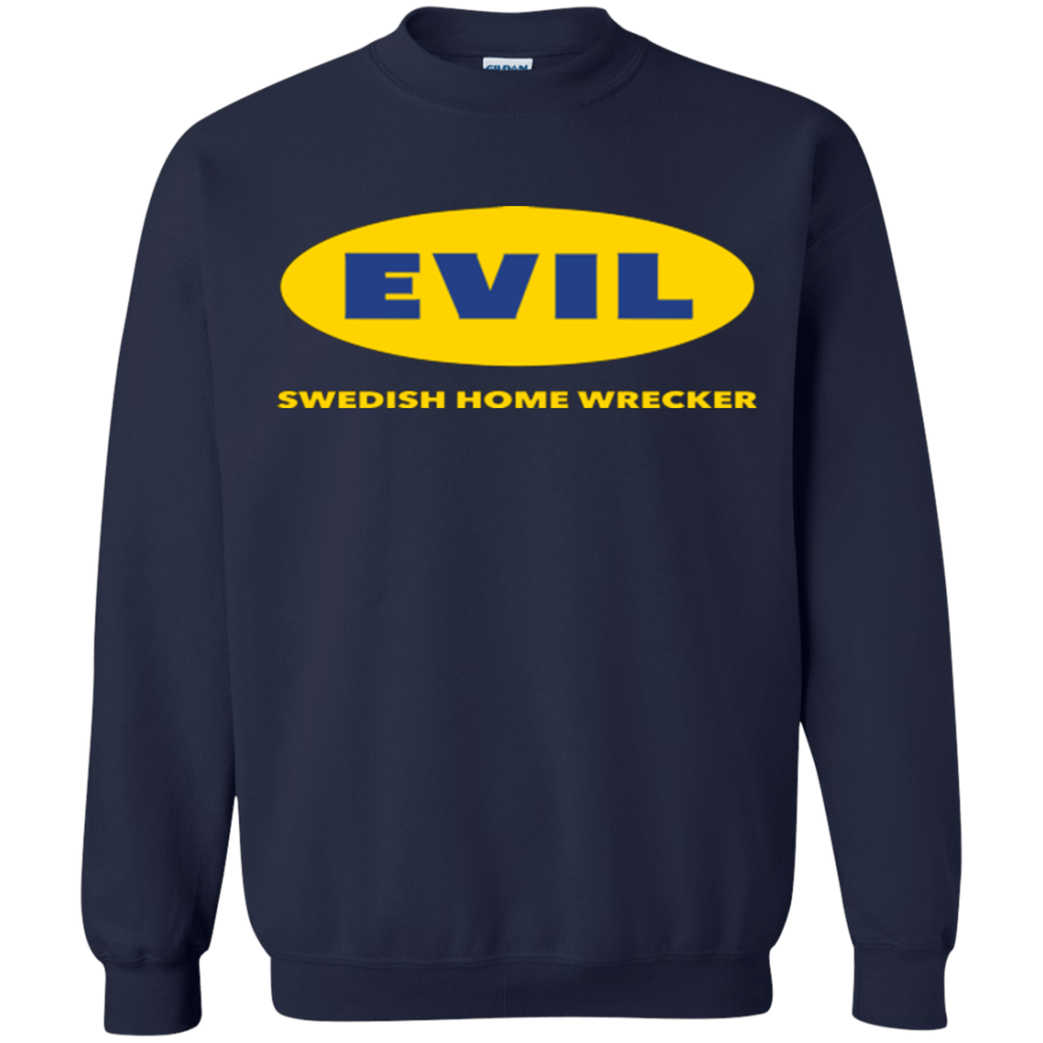 Sweatshirts Navy / Small EVIL Home Wrecker Crewneck Sweatshirt
