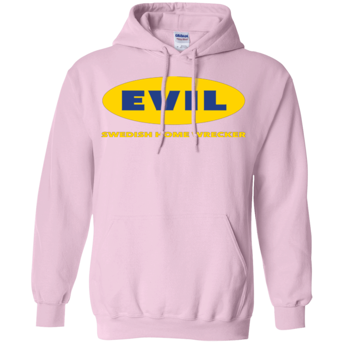 Sweatshirts Light Pink / Small EVIL Home Wrecker Pullover Hoodie