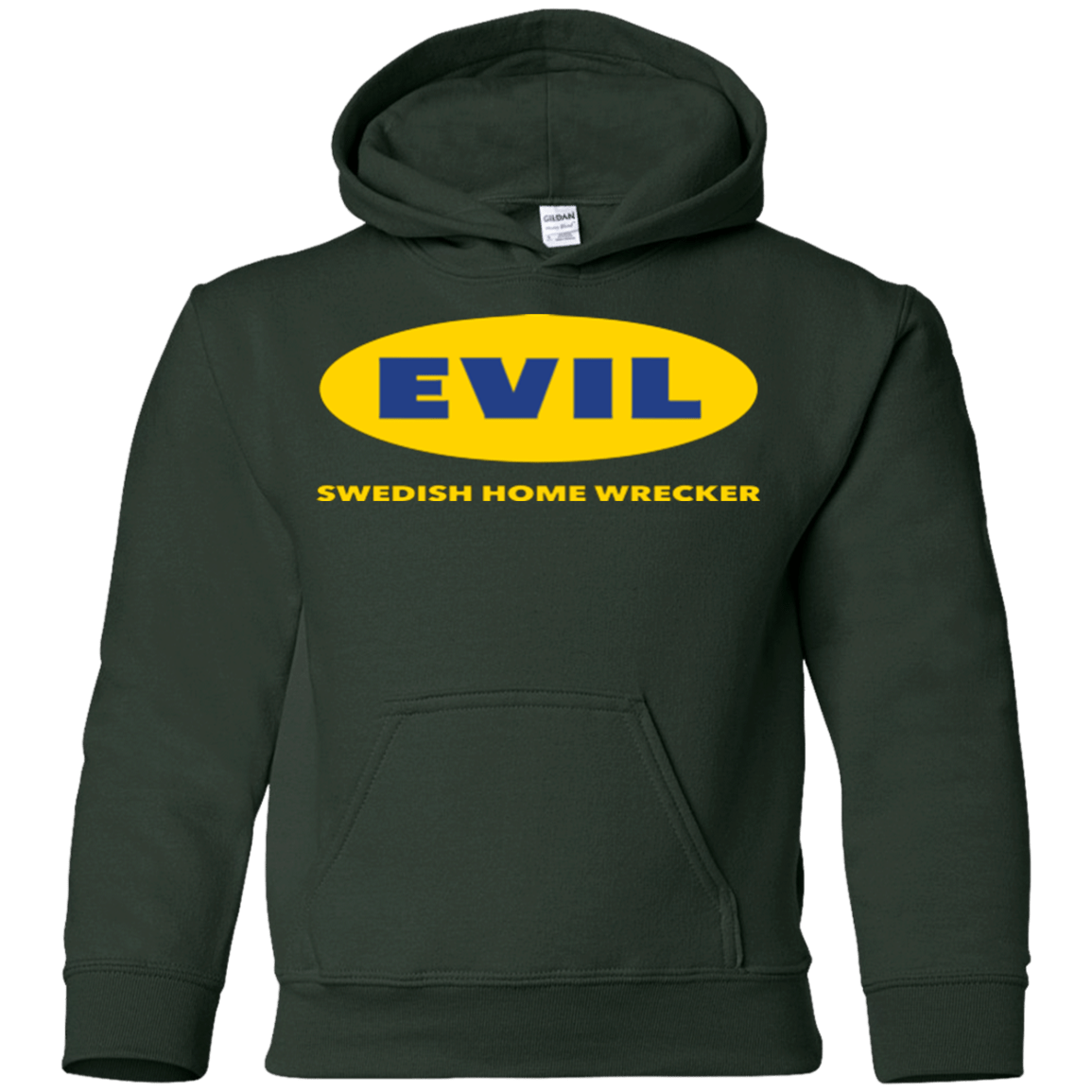Sweatshirts Forest Green / YS EVIL Home Wrecker Youth Hoodie