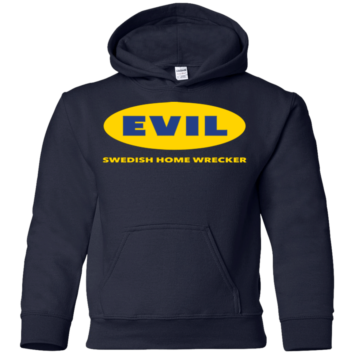 Sweatshirts Navy / YS EVIL Home Wrecker Youth Hoodie