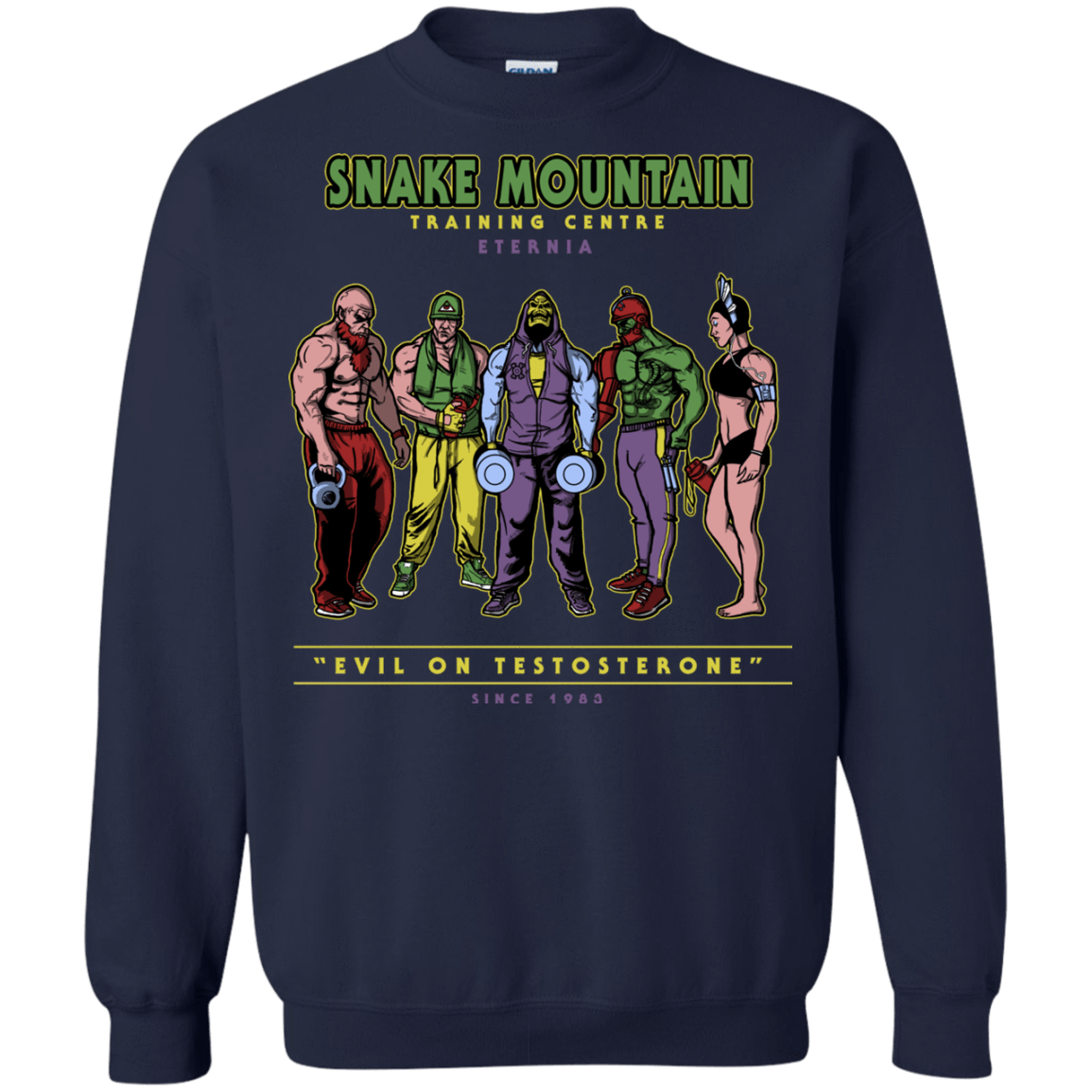 Sweatshirts Navy / S Evil On Testosterone Crewneck Sweatshirt