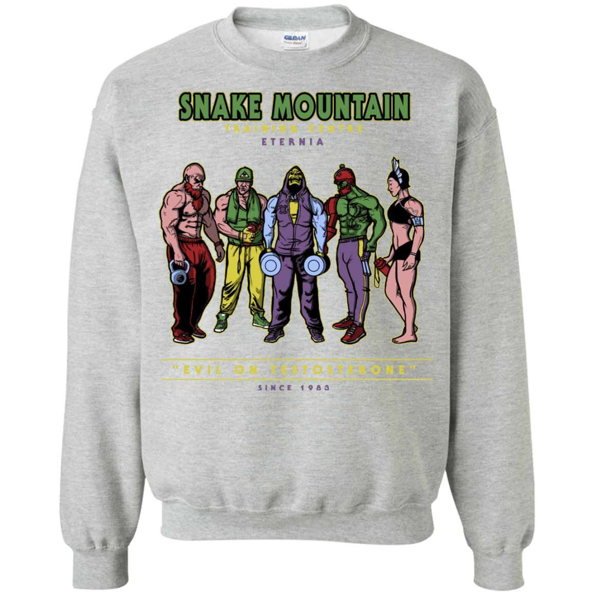 Sweatshirts Sport Grey / S Evil On Testosterone Crewneck Sweatshirt