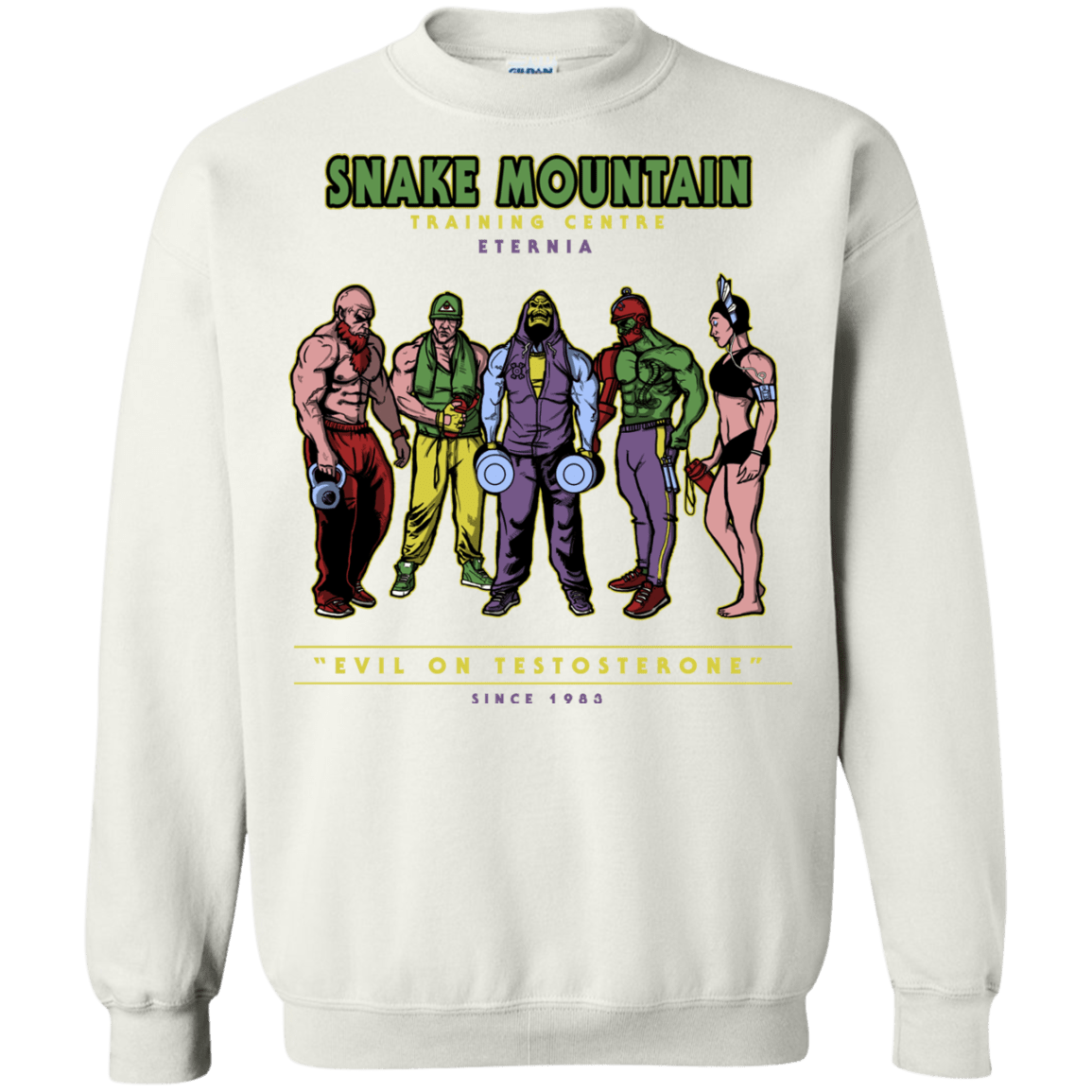 Sweatshirts White / S Evil On Testosterone Crewneck Sweatshirt