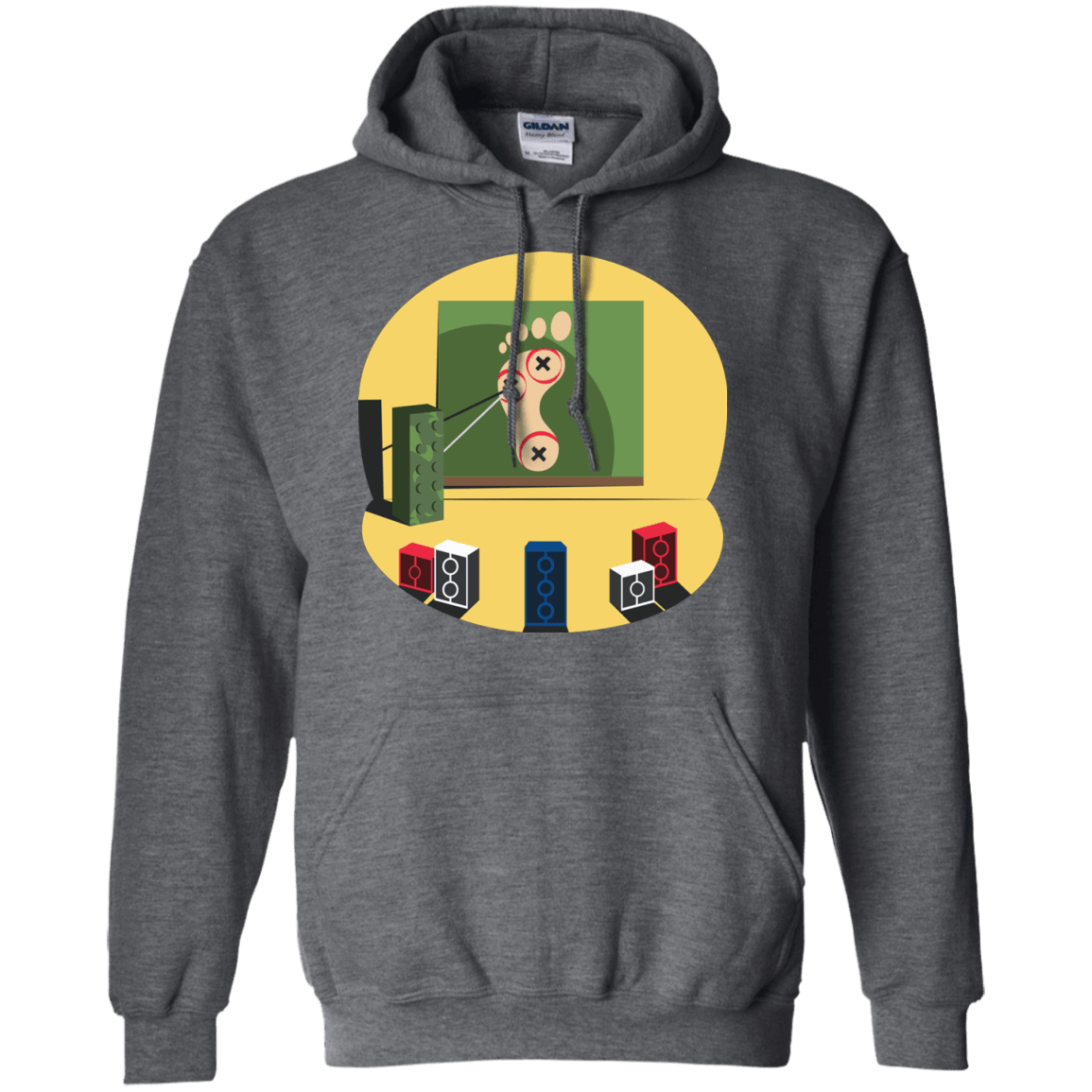 Sweatshirts Dark Heather / Small Evil Plan Pullover Hoodie