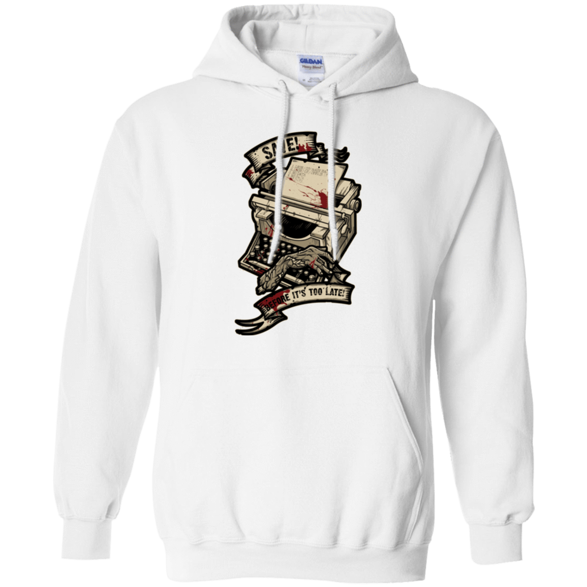 Sweatshirts White / Small EVIL SAVE POINT Pullover Hoodie