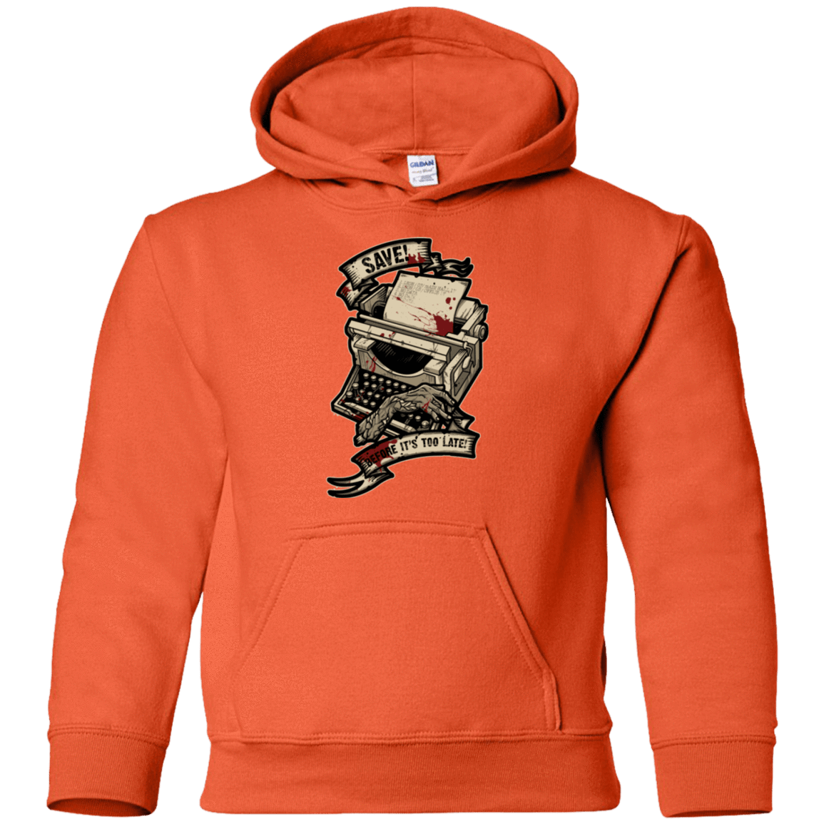 Sweatshirts Orange / YS EVIL SAVE POINT Youth Hoodie