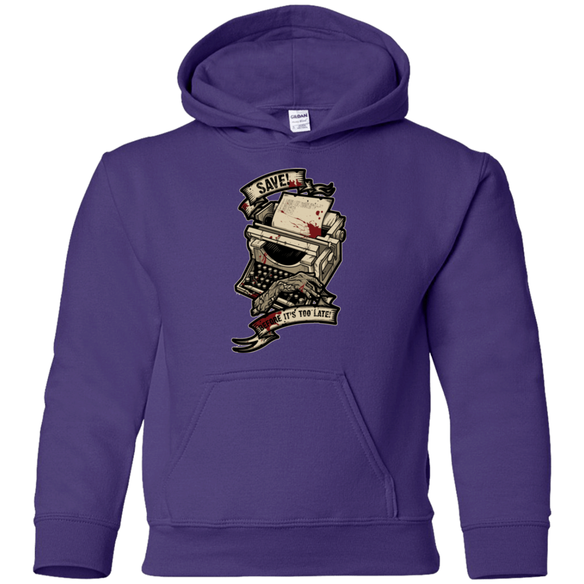 Sweatshirts Purple / YS EVIL SAVE POINT Youth Hoodie