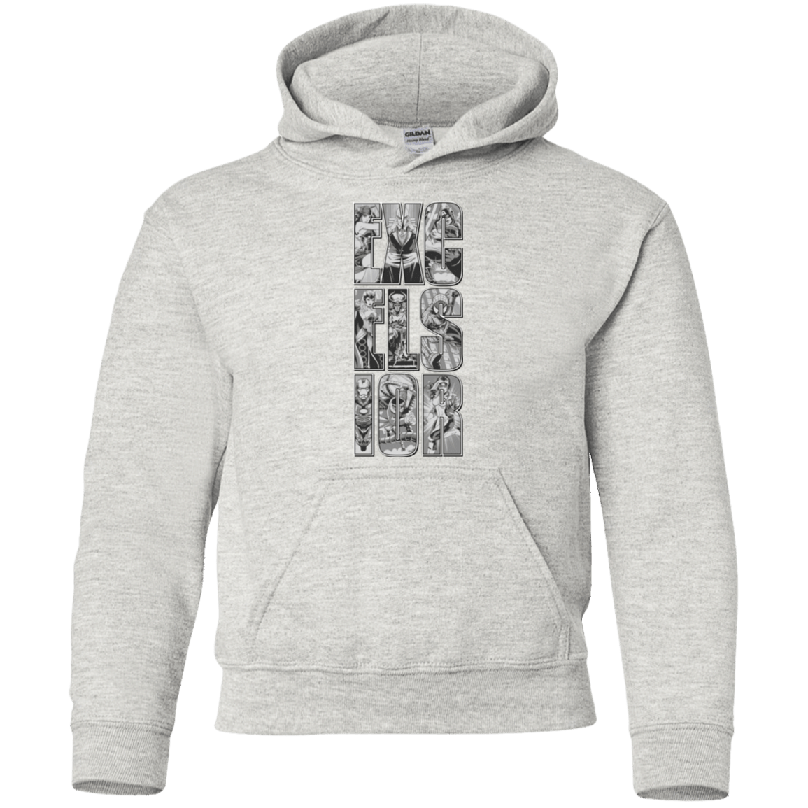 Sweatshirts Ash / YS Excelsior Youth Hoodie