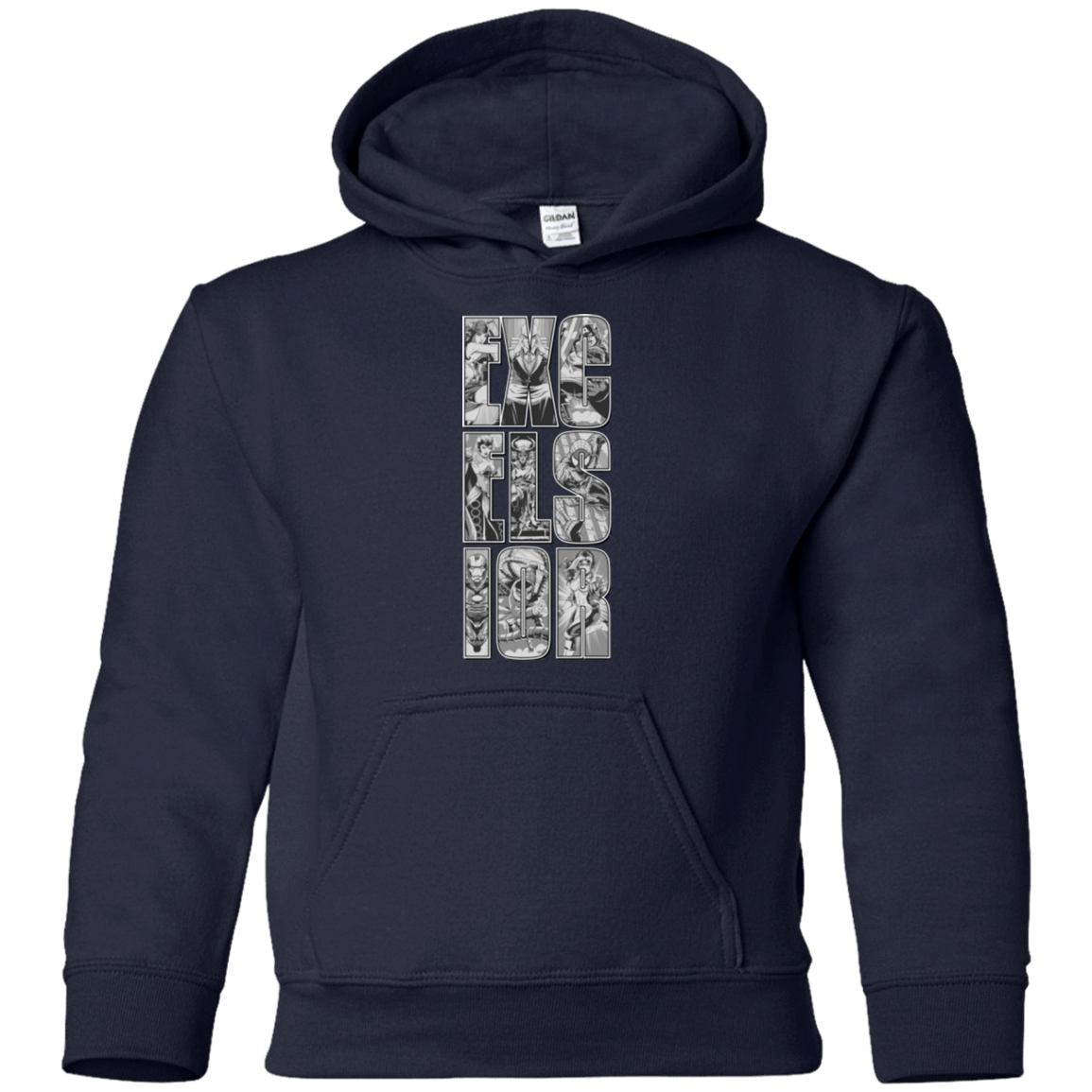 Sweatshirts Navy / YS Excelsior Youth Hoodie
