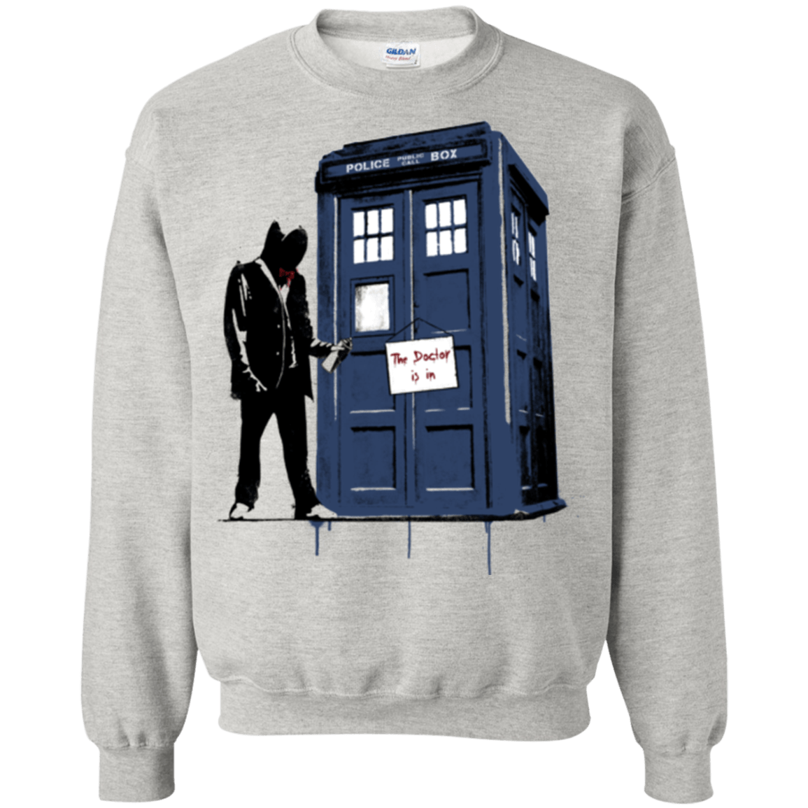 Exit Through Tardis Crewneck Sweatshirt