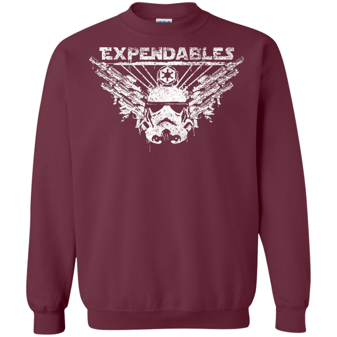 Sweatshirts Maroon / S Expendable Troopers Crewneck Sweatshirt