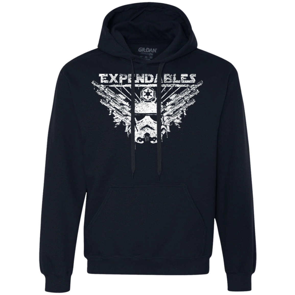 Sweatshirts Navy / S Expendable Troopers Premium Fleece Hoodie