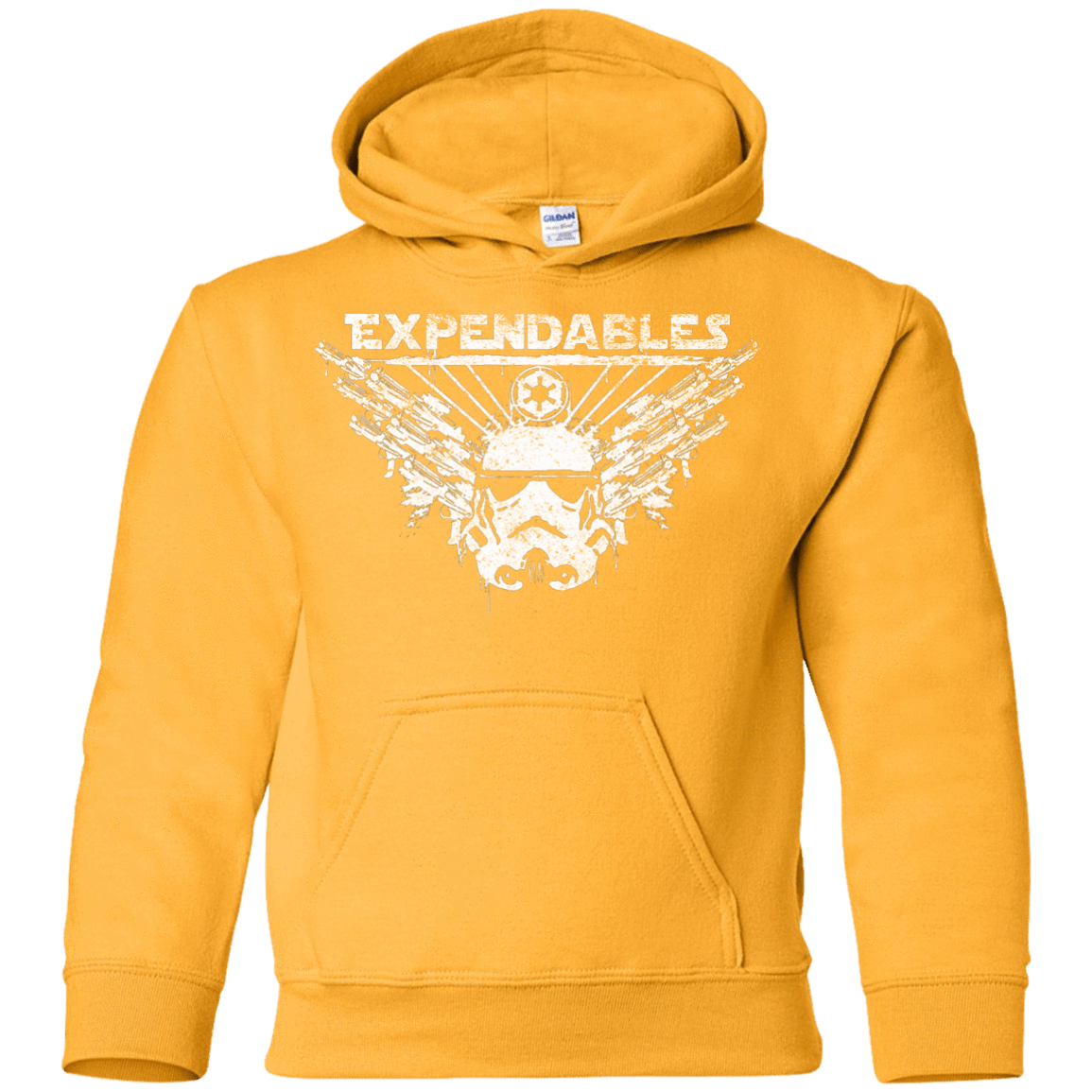 Sweatshirts Gold / YS Expendable Troopers Youth Hoodie