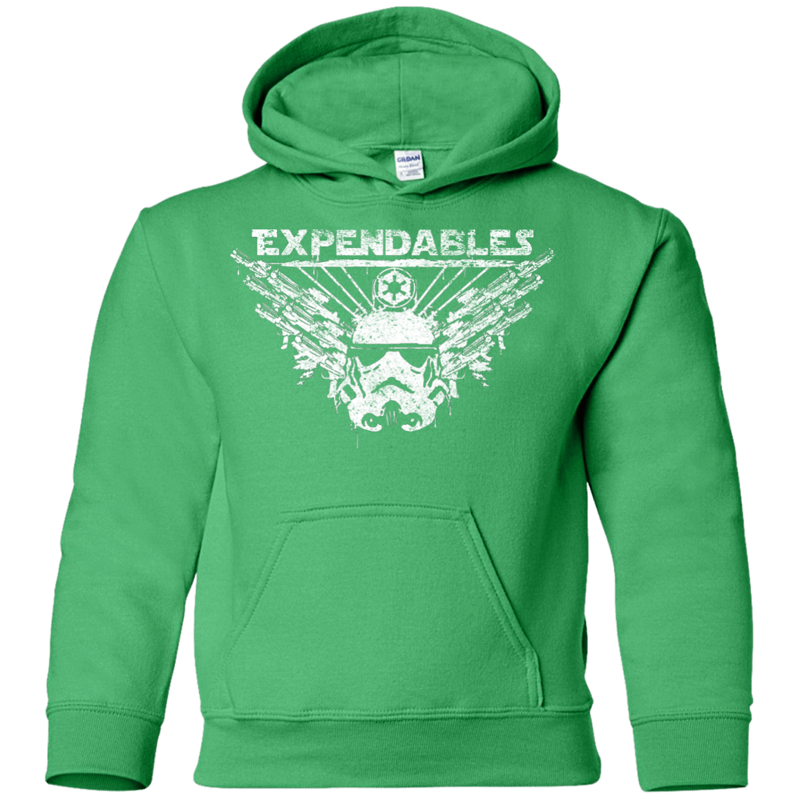 Sweatshirts Irish Green / YS Expendable Troopers Youth Hoodie
