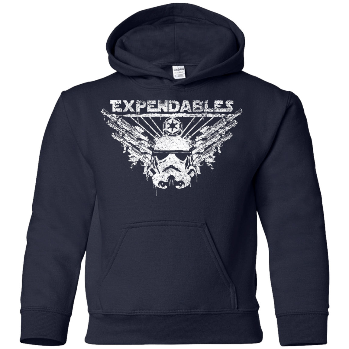 Sweatshirts Navy / YS Expendable Troopers Youth Hoodie