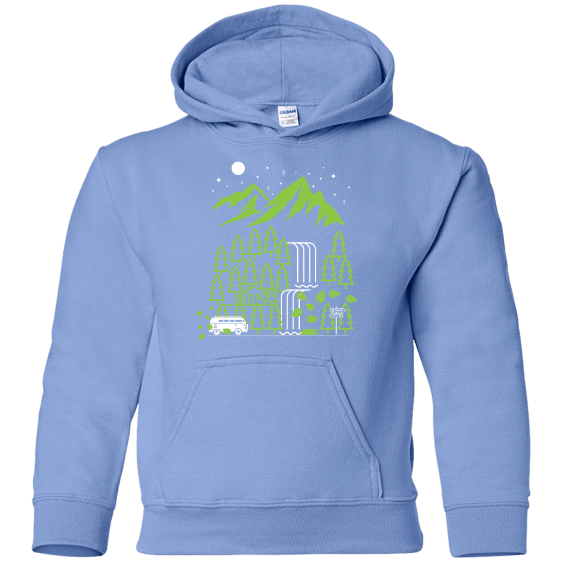 Sweatshirts Carolina Blue / YS Explore More Youth Hoodie
