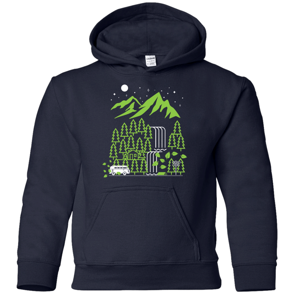 Sweatshirts Navy / YS Explore More Youth Hoodie