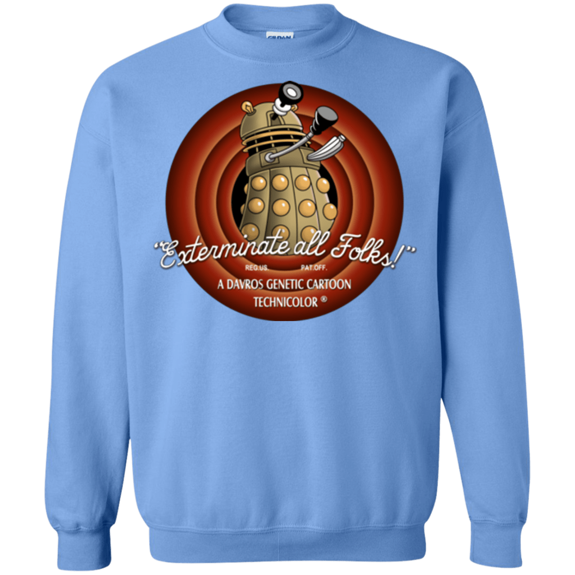 Sweatshirts Carolina Blue / Small Exterminate All Folks Crewneck Sweatshirt