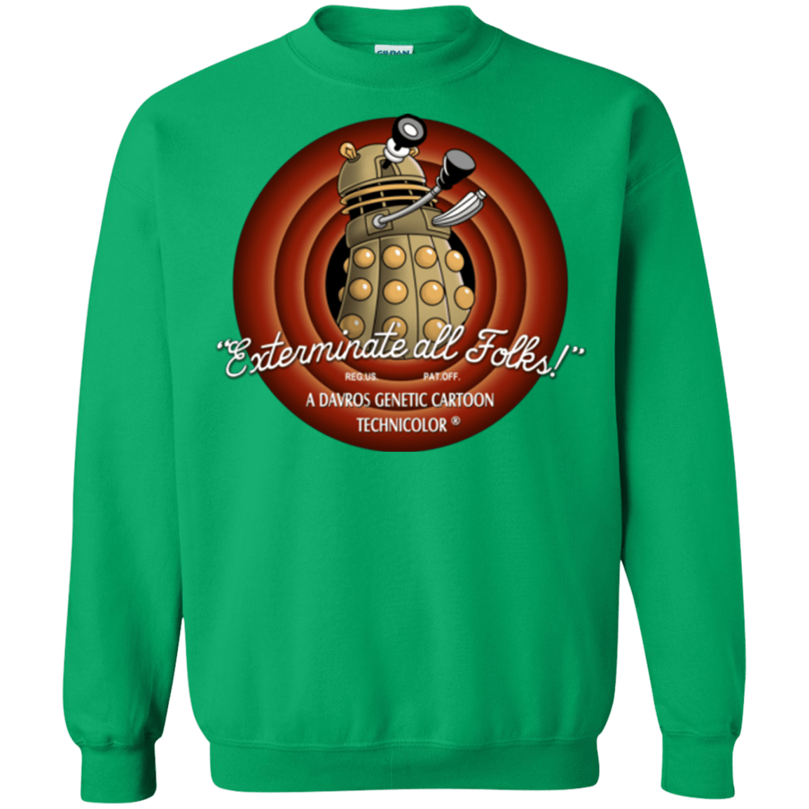 Sweatshirts Irish Green / Small Exterminate All Folks Crewneck Sweatshirt