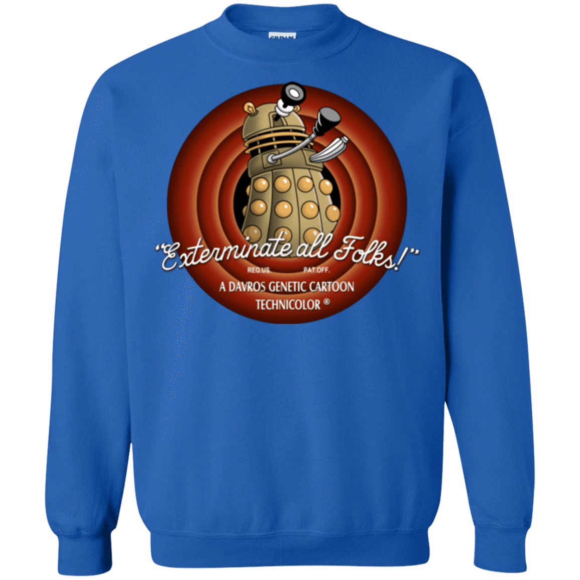 Sweatshirts Royal / Small Exterminate All Folks Crewneck Sweatshirt