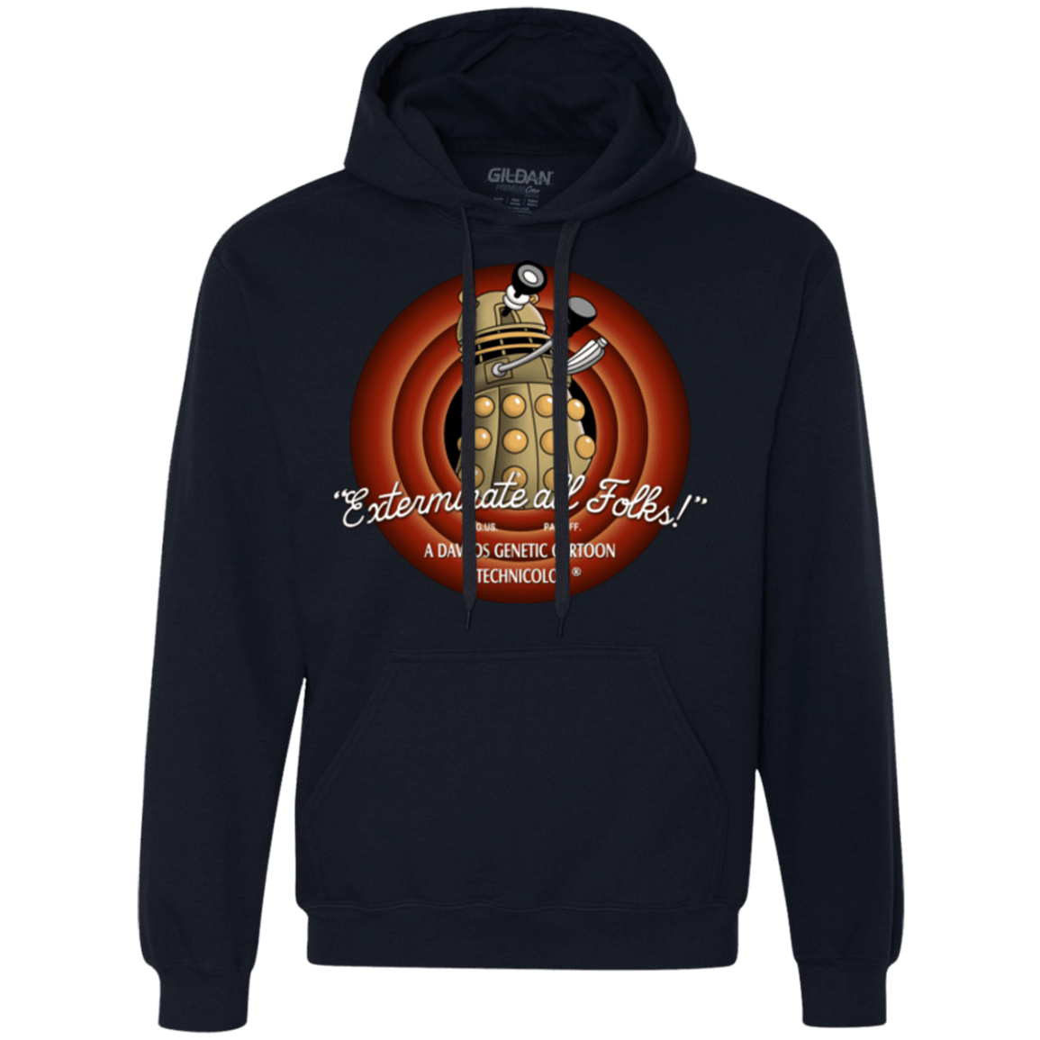 Sweatshirts Navy / Small Exterminate All Folks Premium Fleece Hoodie