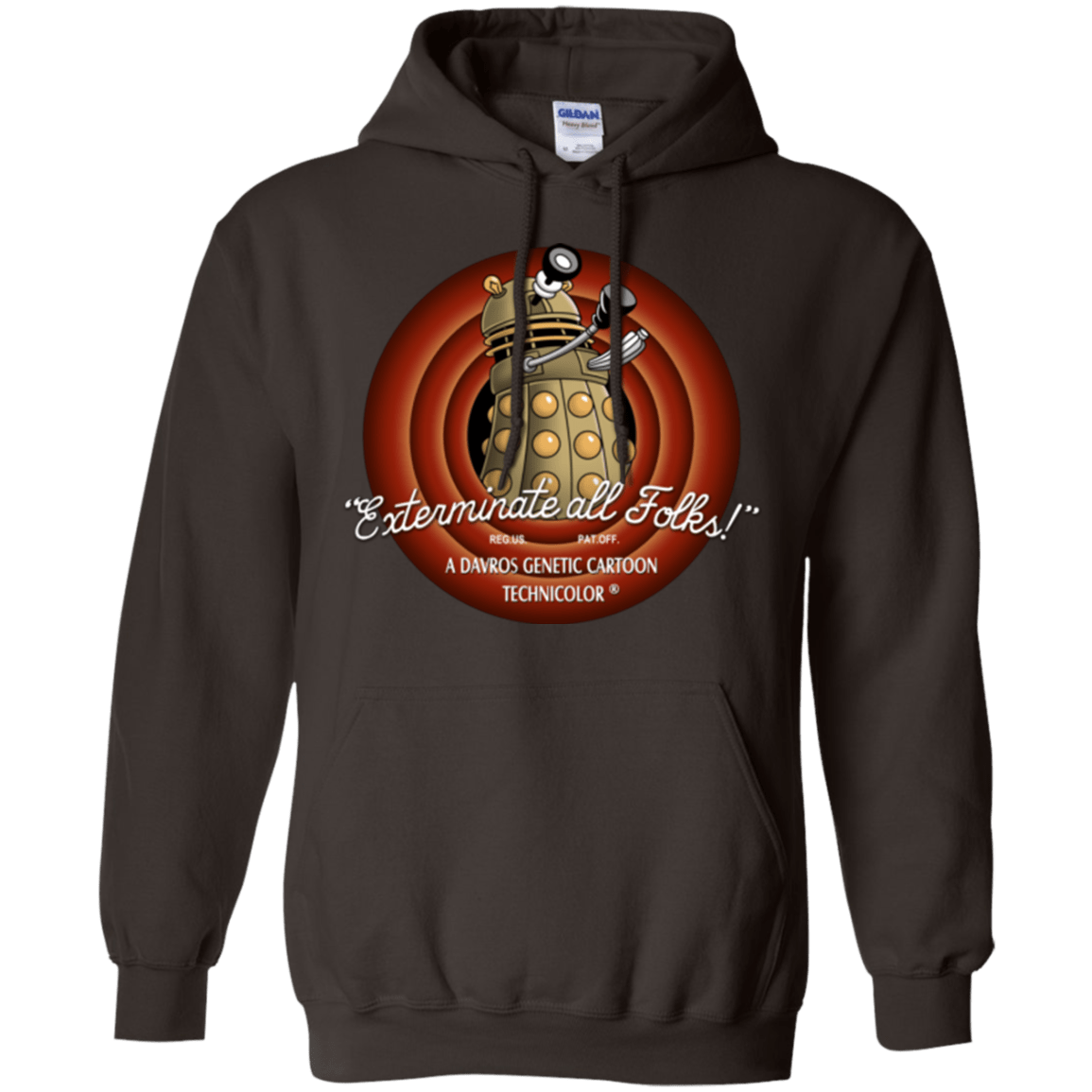Sweatshirts Dark Chocolate / Small Exterminate All Folks Pullover Hoodie