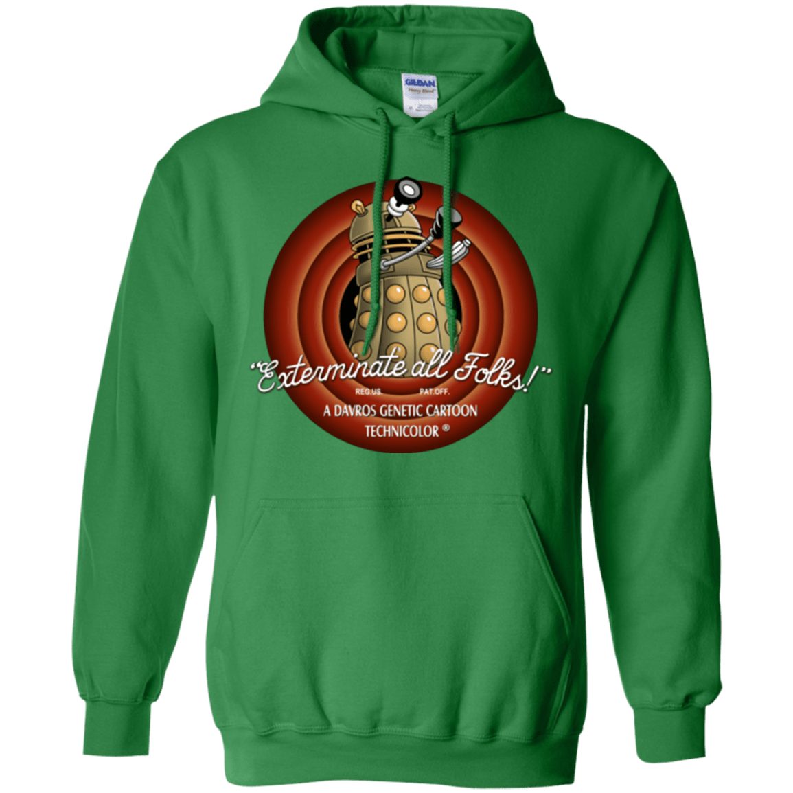 Sweatshirts Irish Green / Small Exterminate All Folks Pullover Hoodie