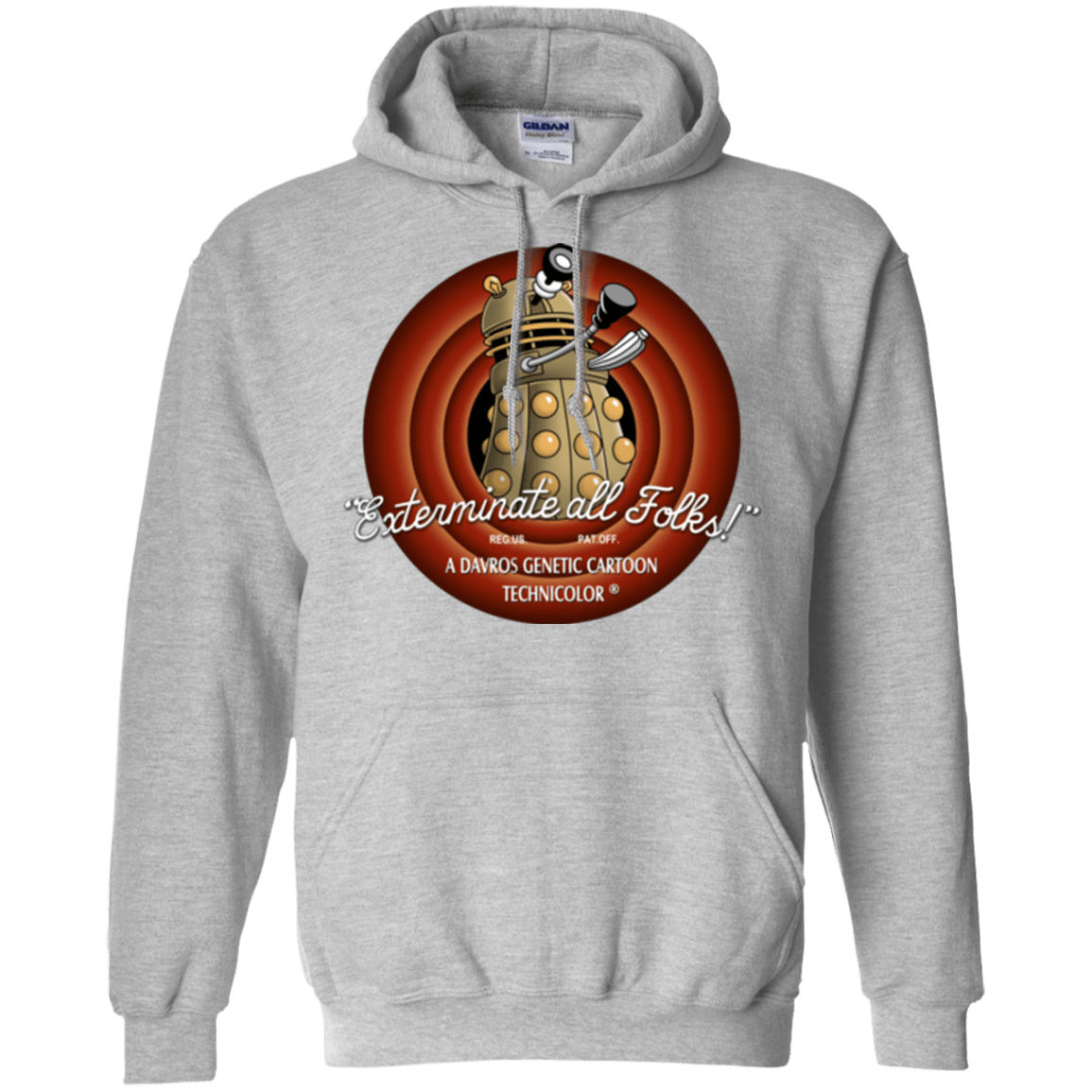 Sweatshirts Sport Grey / Small Exterminate All Folks Pullover Hoodie