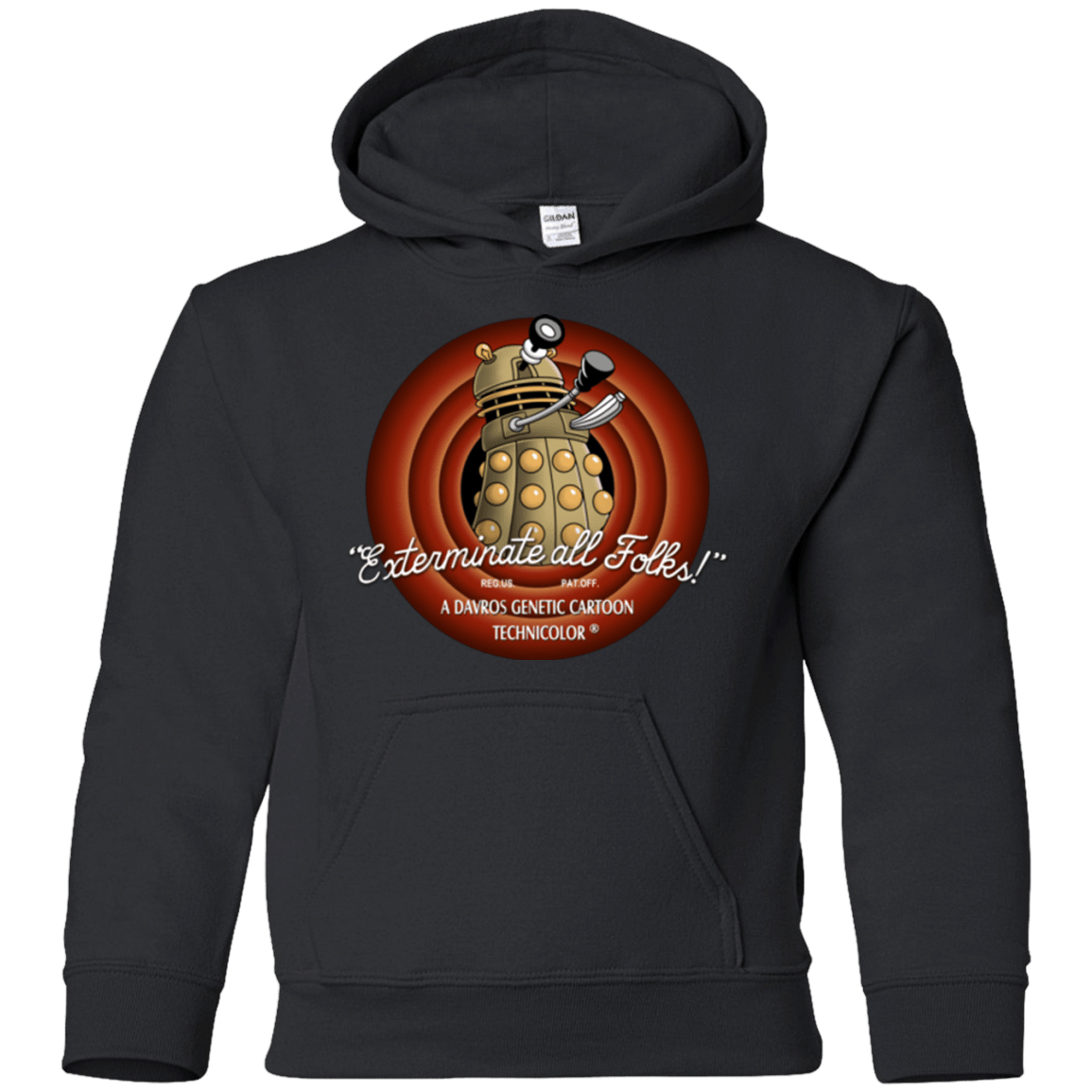 Sweatshirts Black / YS Exterminate All Folks Youth Hoodie