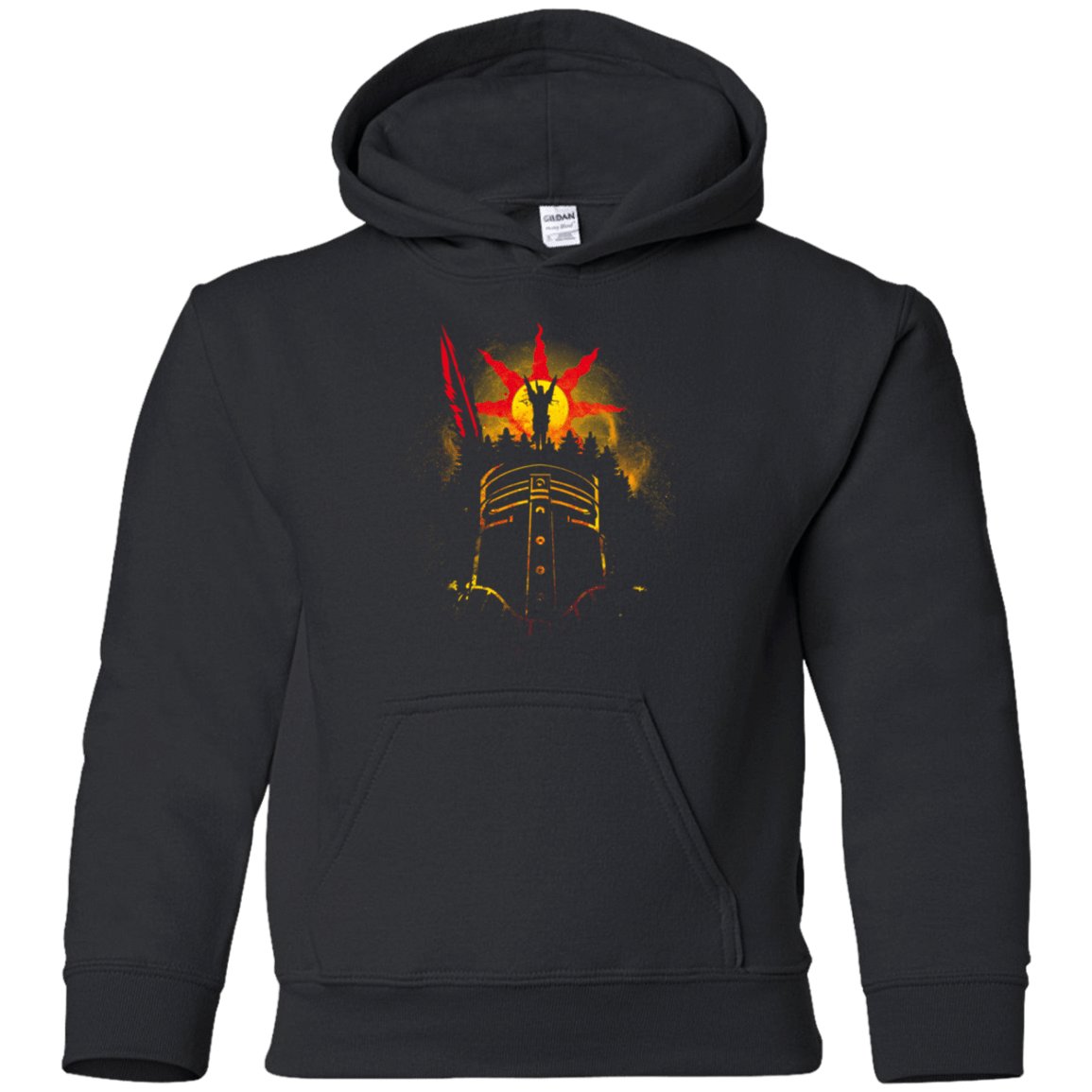 Sweatshirts Black / YS Face of The Sun Youth Hoodie