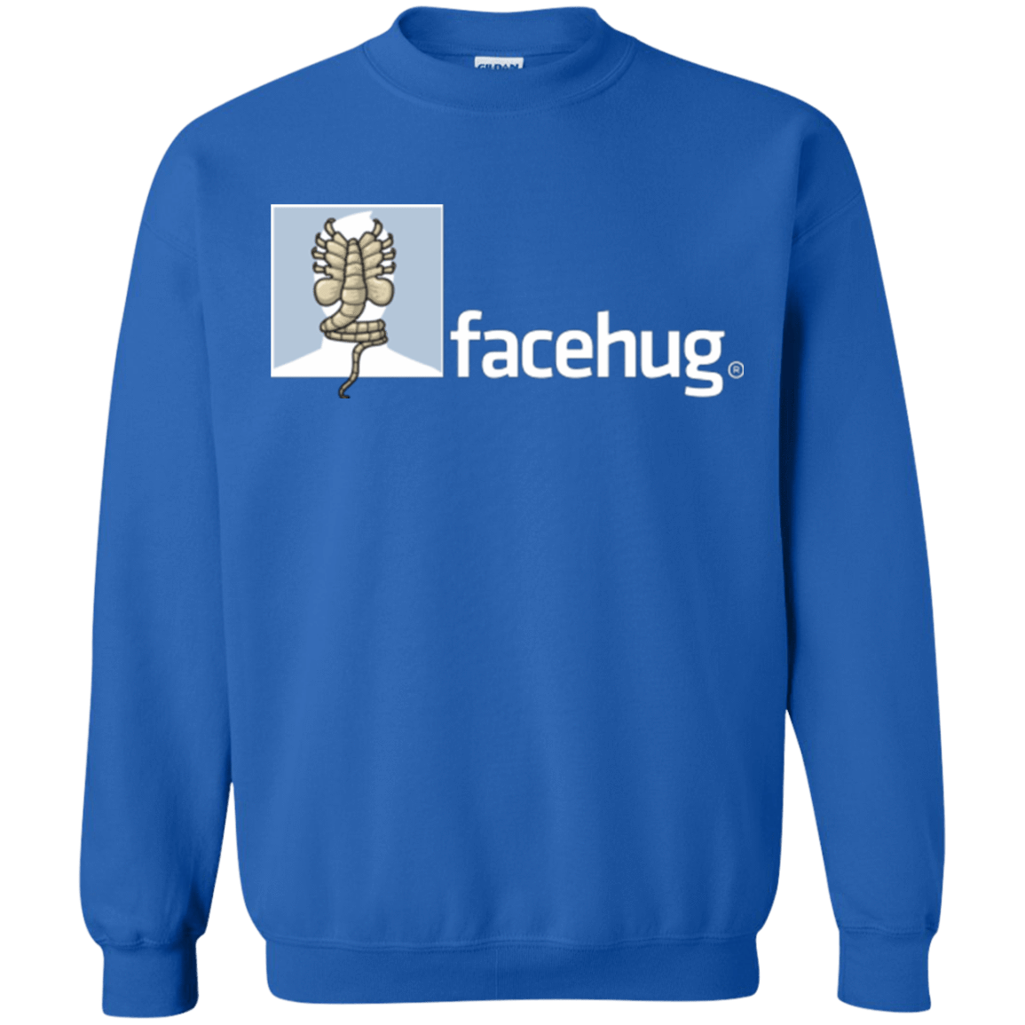 Sweatshirts Royal / Small FACEHUG Crewneck Sweatshirt