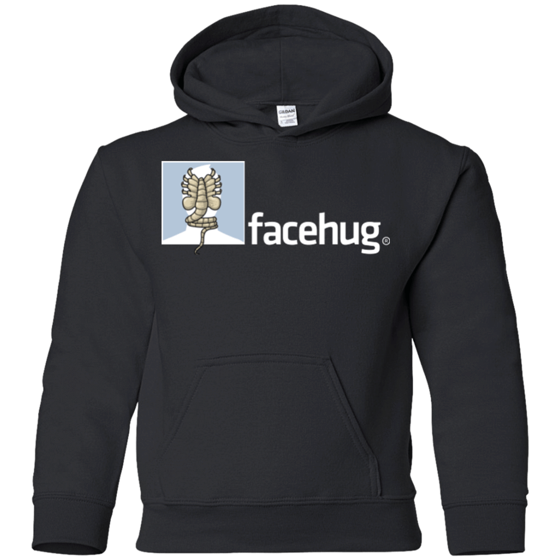 Sweatshirts Black / YS FACEHUG Youth Hoodie