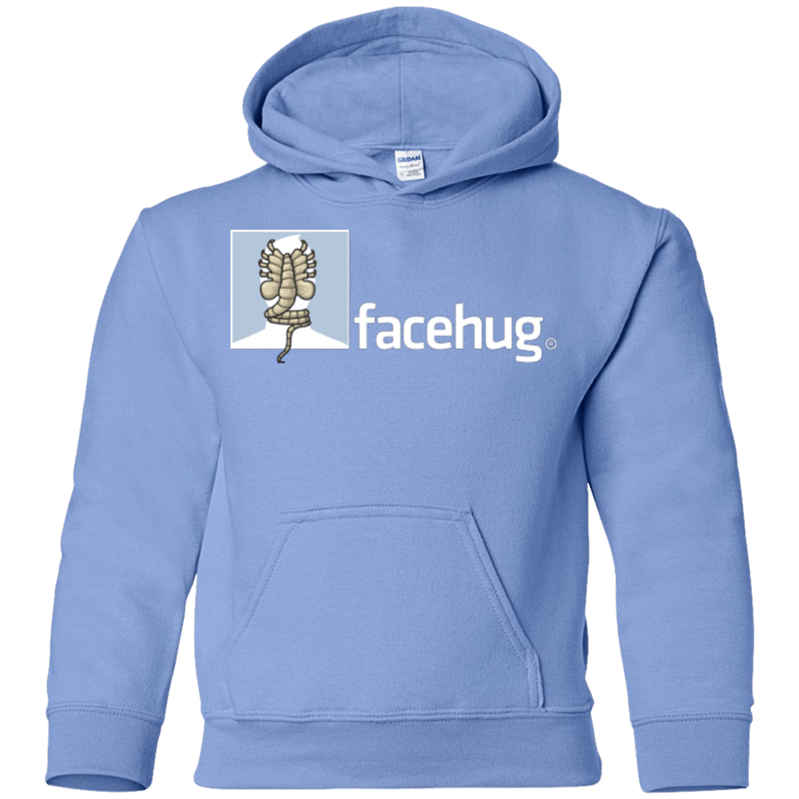 Sweatshirts Carolina Blue / YS FACEHUG Youth Hoodie