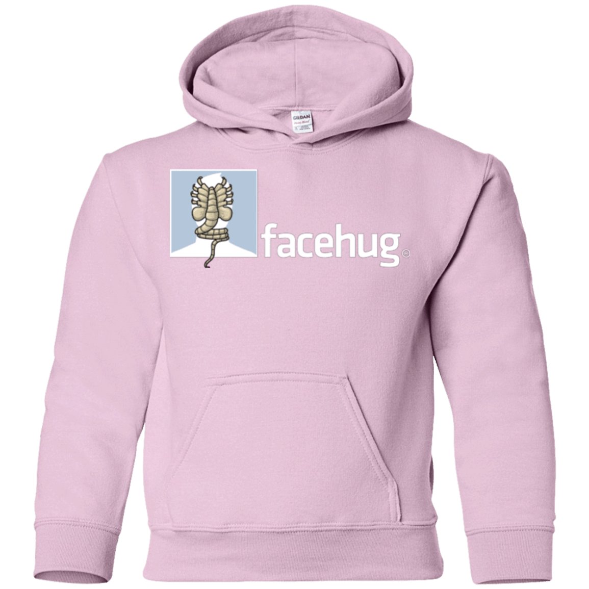 Sweatshirts Light Pink / YS FACEHUG Youth Hoodie
