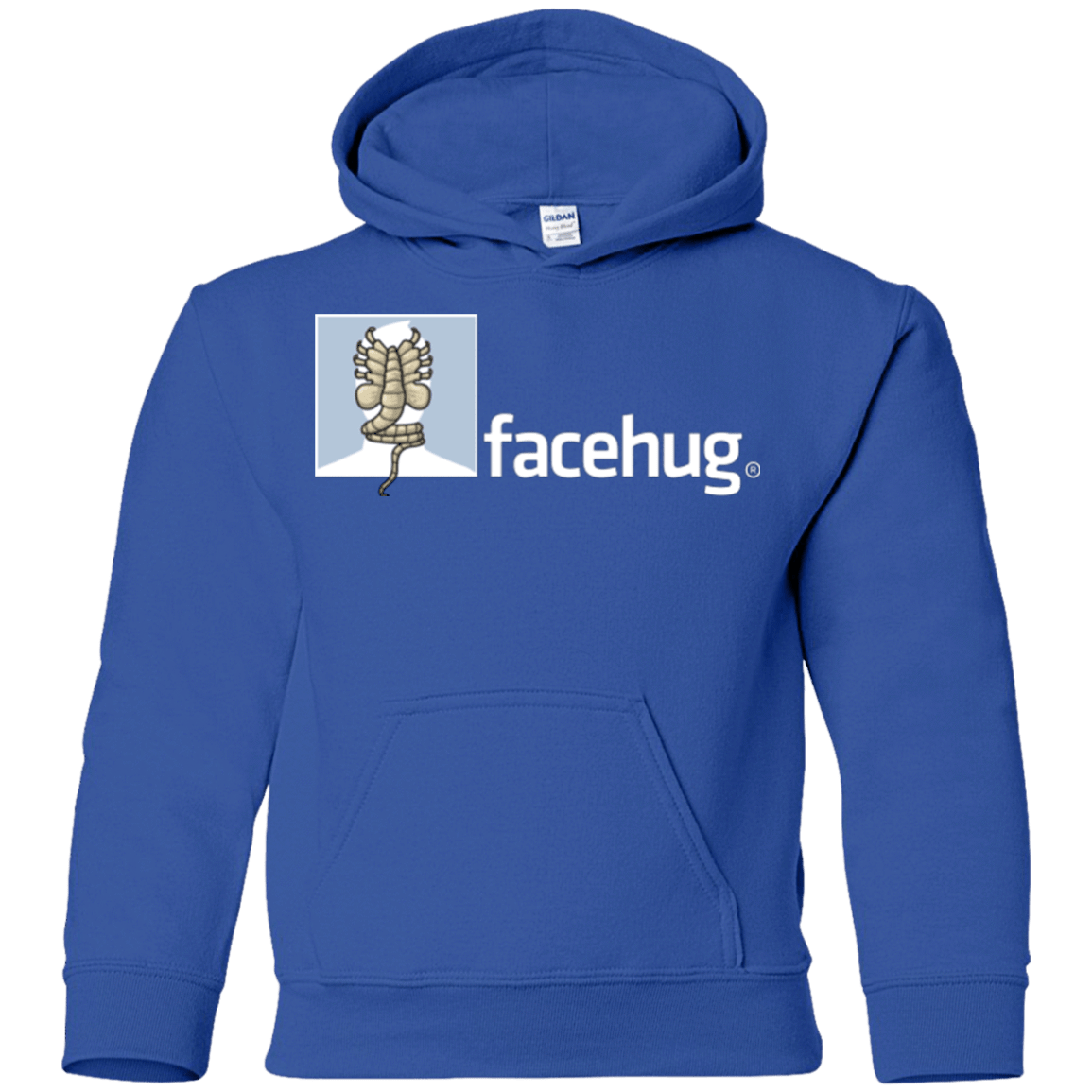 Sweatshirts Royal / YS FACEHUG Youth Hoodie
