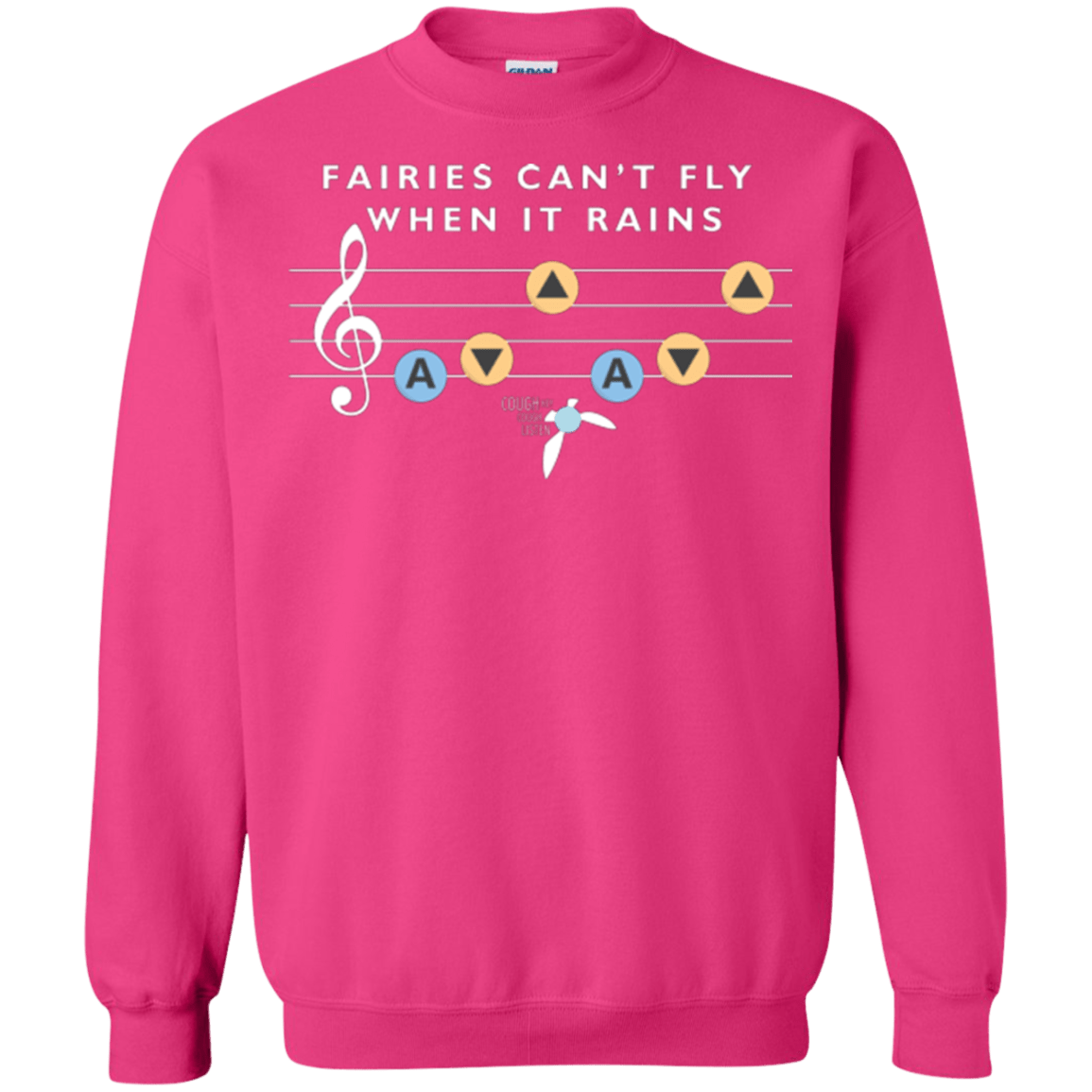 Sweatshirts Heliconia / Small Fairies Can't Fly When It Rains Crewneck Sweatshirt