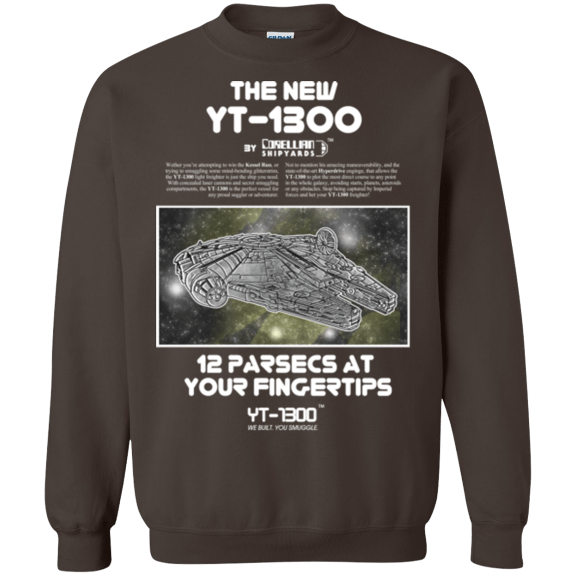 Sweatshirts Dark Chocolate / Small Falcon YT-3000 Crewneck Sweatshirt