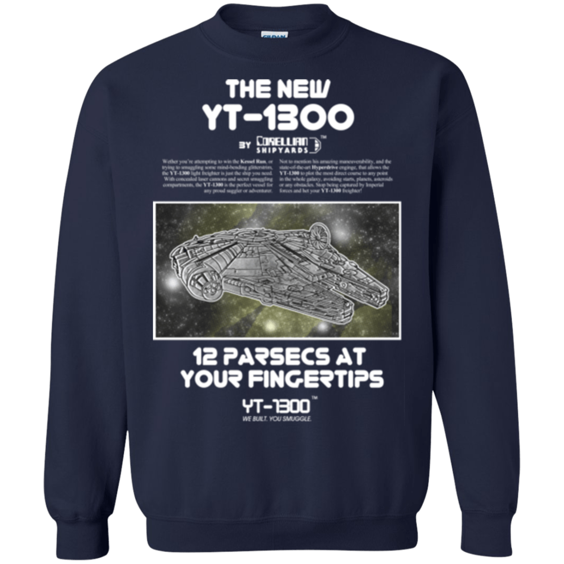 Sweatshirts Navy / Small Falcon YT-3000 Crewneck Sweatshirt
