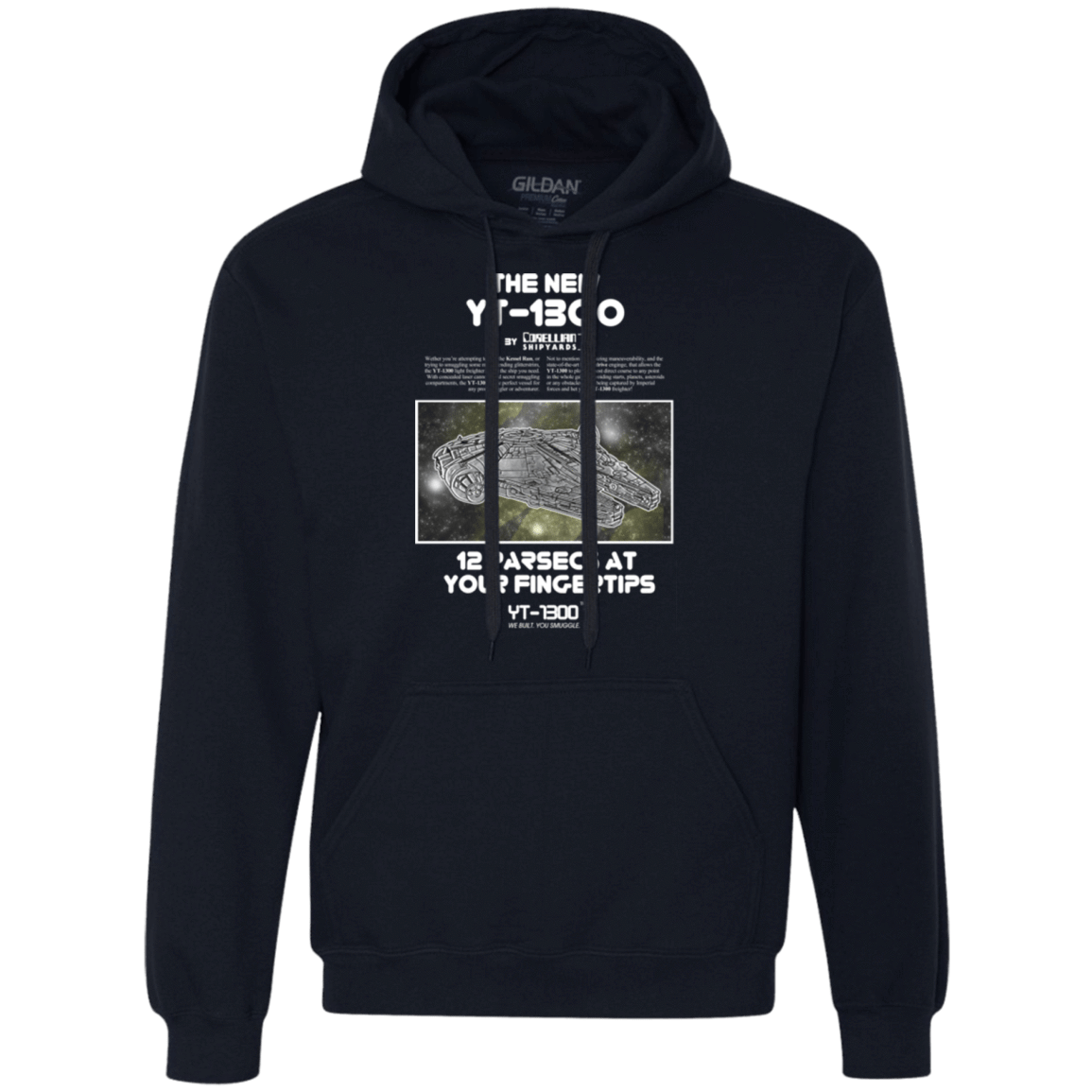 Sweatshirts Navy / Small Falcon YT-3000 Premium Fleece Hoodie