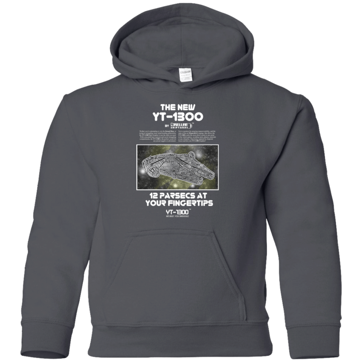 Sweatshirts Charcoal / YS Falcon YT-3000 Youth Hoodie