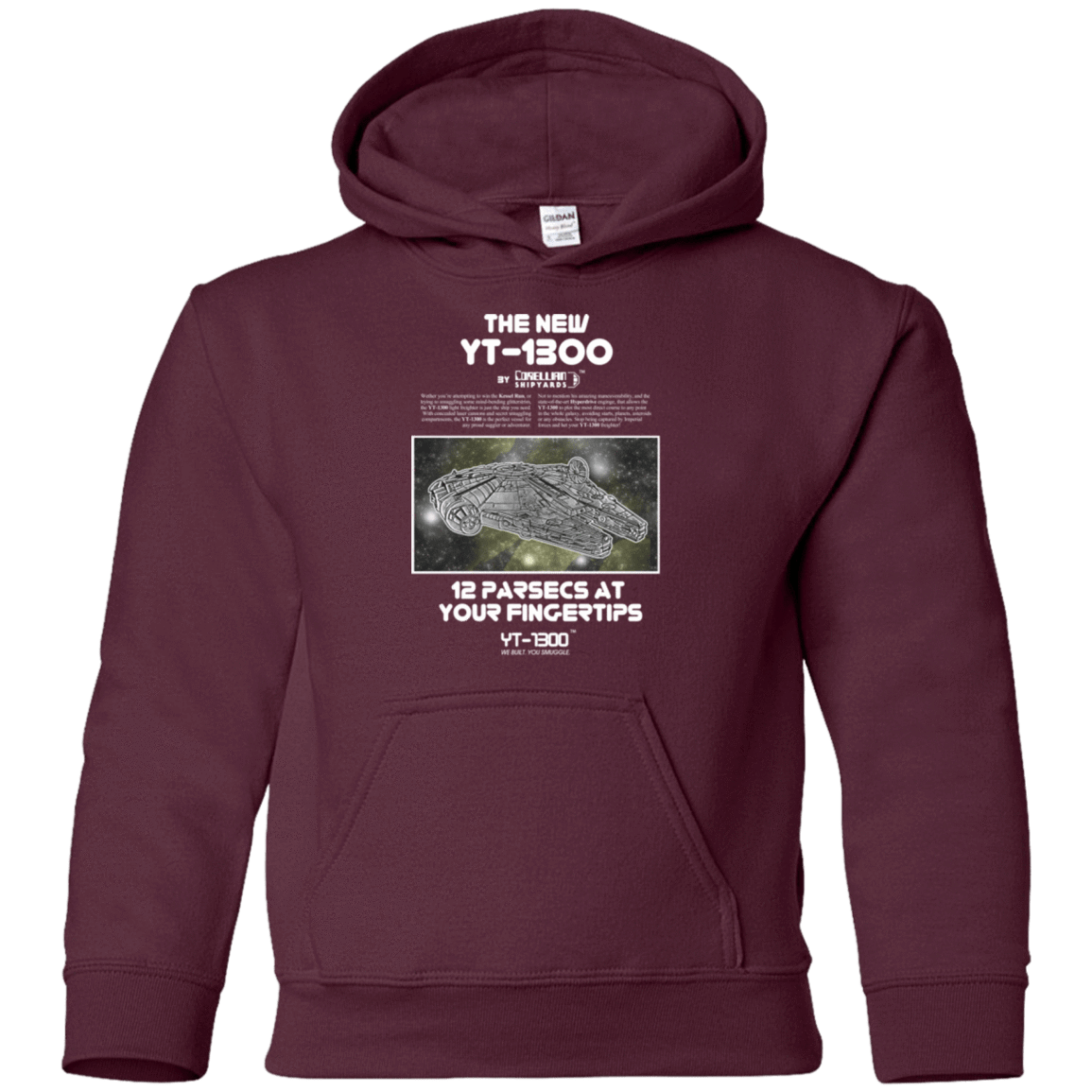 Sweatshirts Maroon / YS Falcon YT-3000 Youth Hoodie