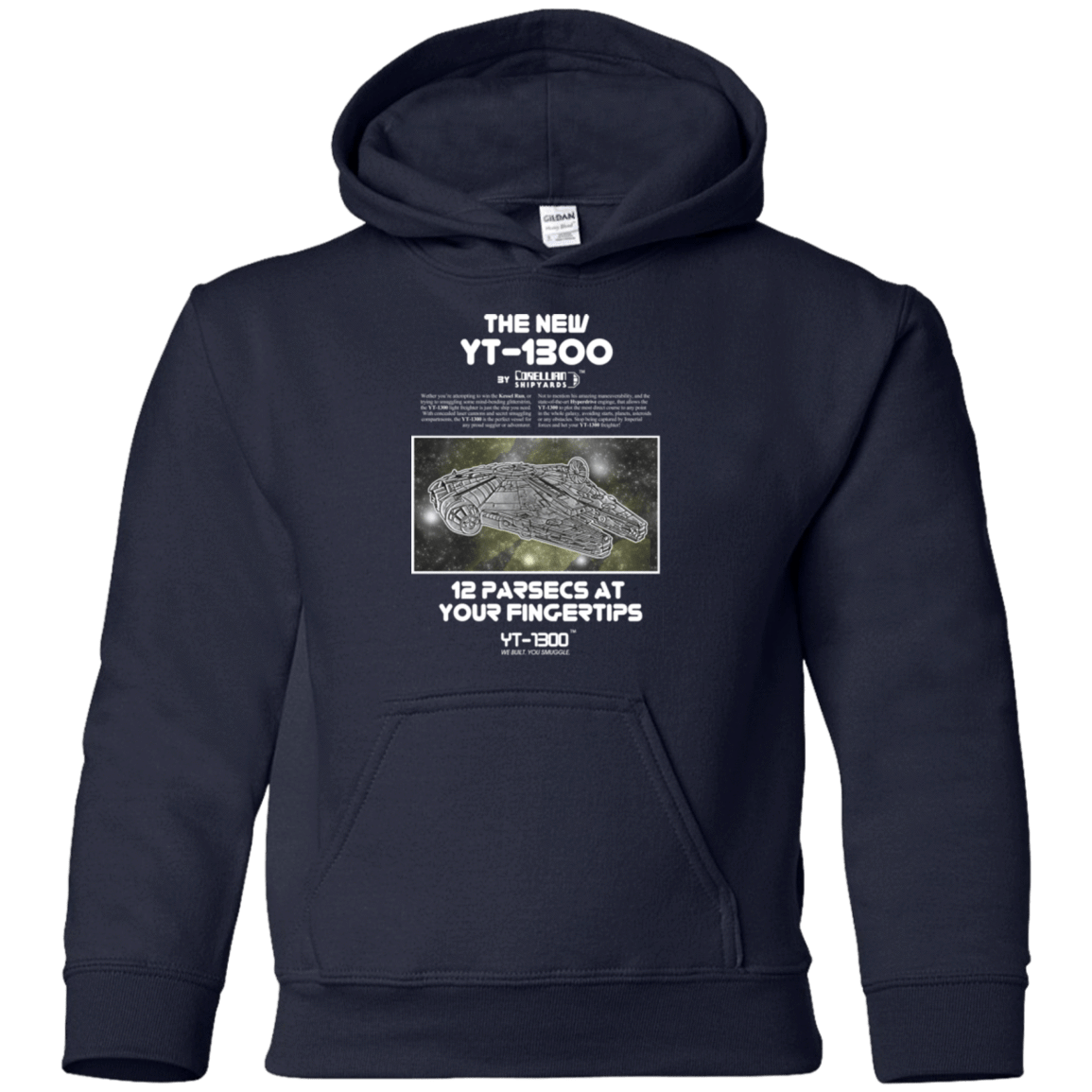 Sweatshirts Navy / YS Falcon YT-3000 Youth Hoodie